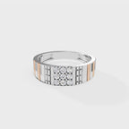 Gridlock Fusion Round Ring