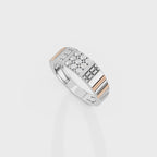 Gridlock Fusion Round Ring