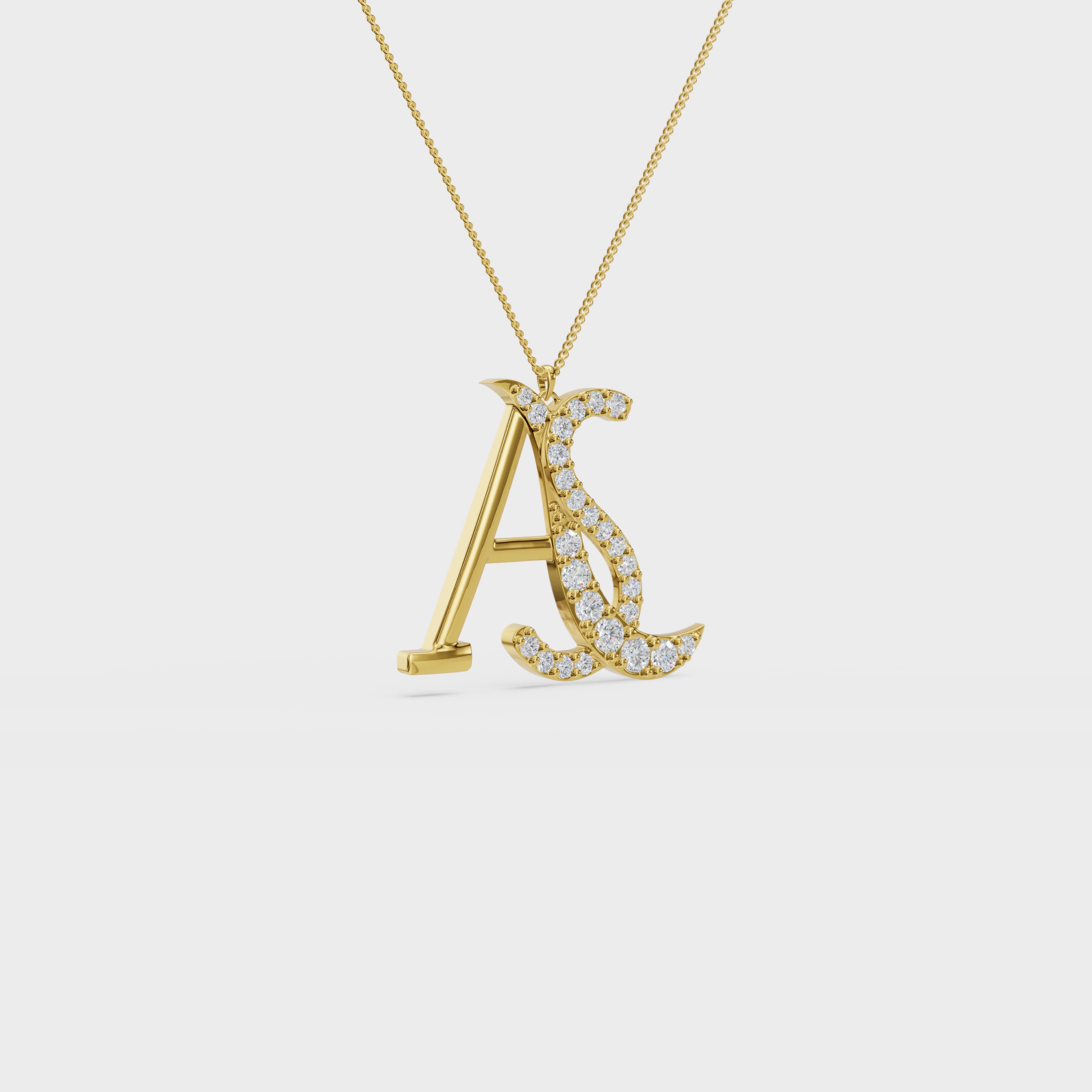 AS Initial Pendant