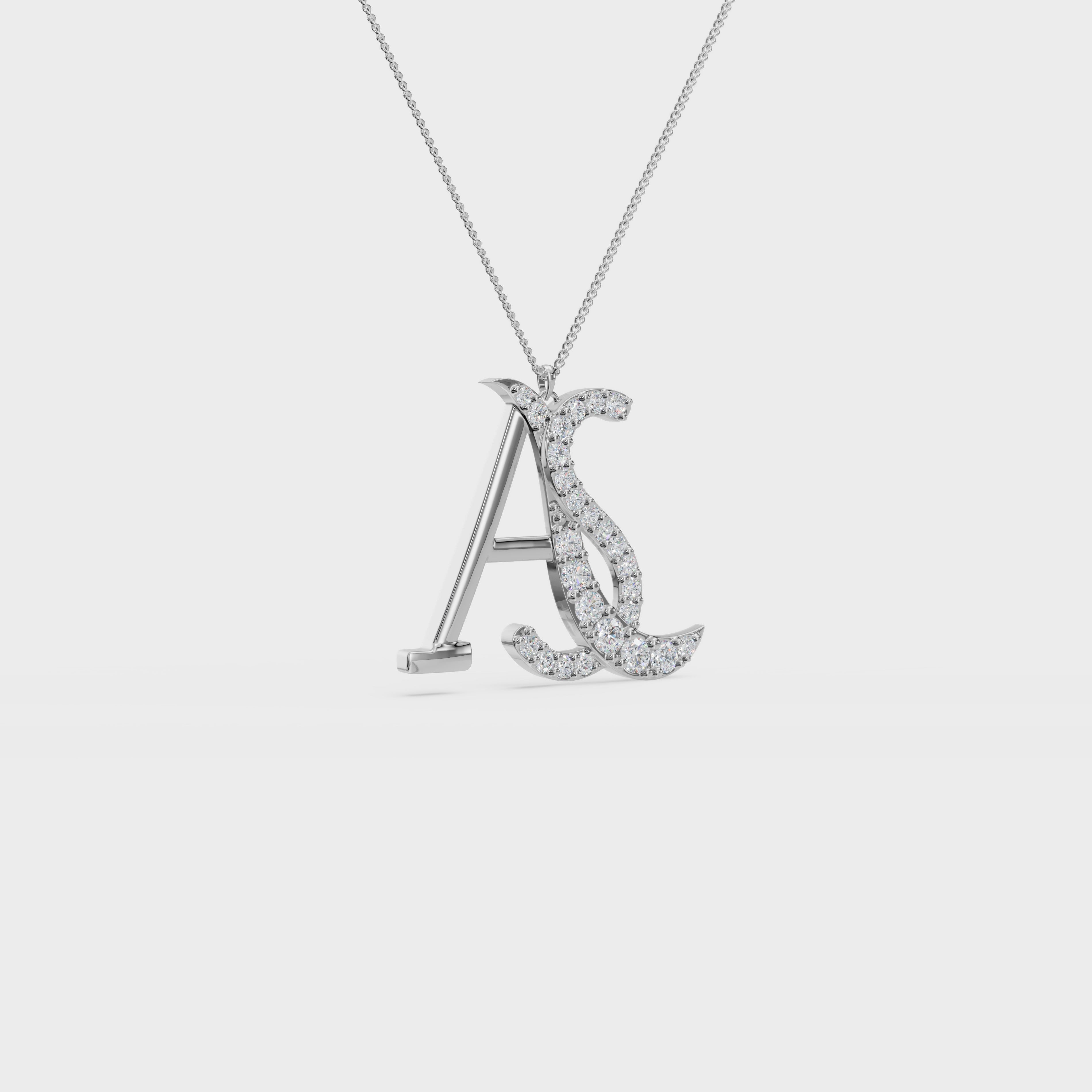 AS Initial Pendant