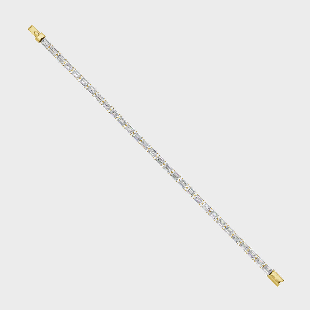Classic Emerald Cut Diamond Bracelet