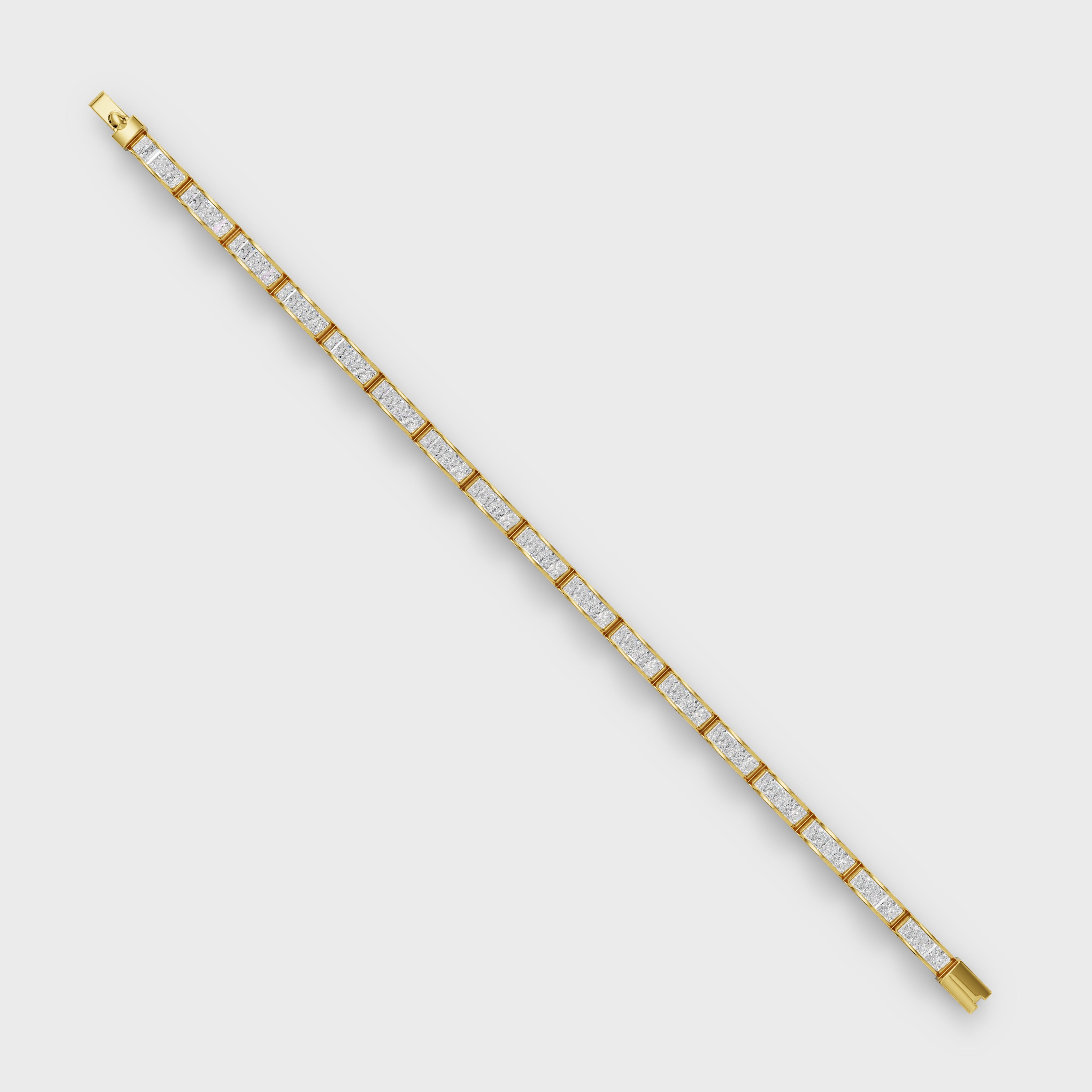 The Baguette Cut Brilliance Bracelet