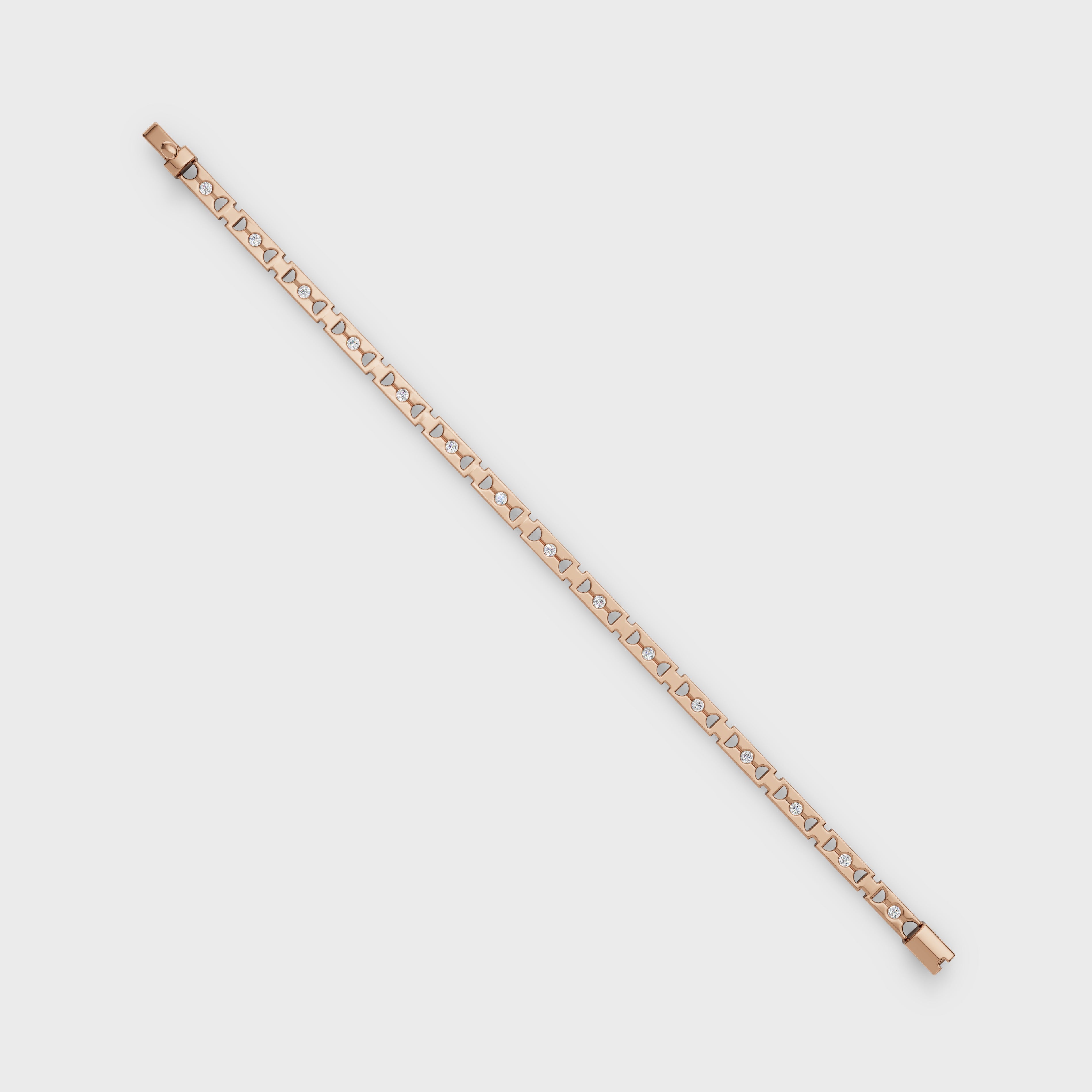 Aurora Round Cut Tennis Bracelet