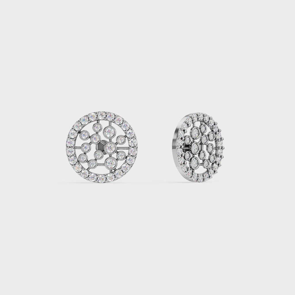 Abstract Cluster Stud Earrings