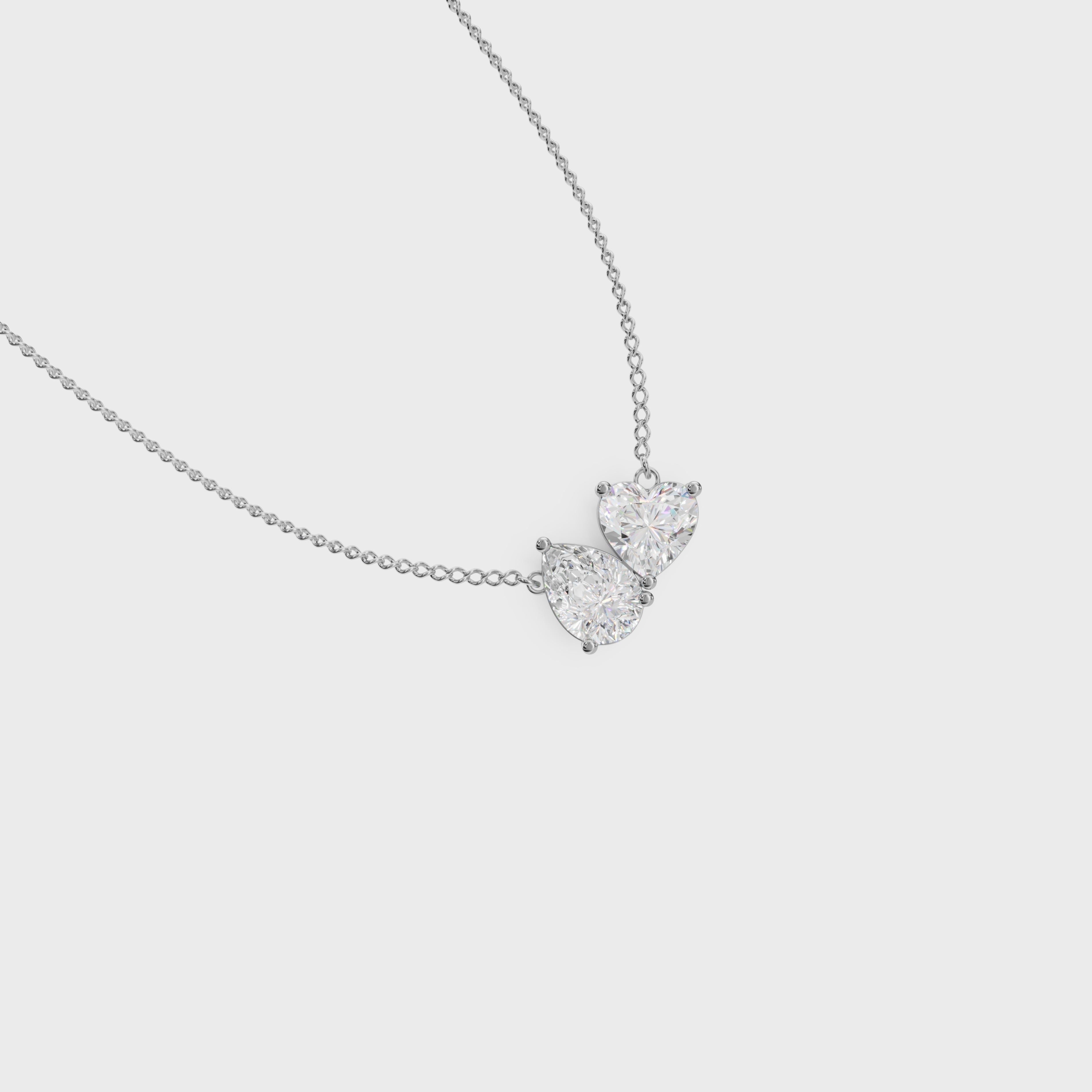 Soulmate Heart And Pear Pendant