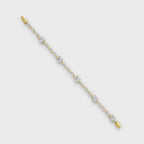 Elegant Round Cut Cubic Zirconia Tennis Bracelet