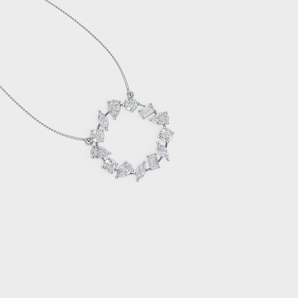 Celestial Orbit Diamond Pendant