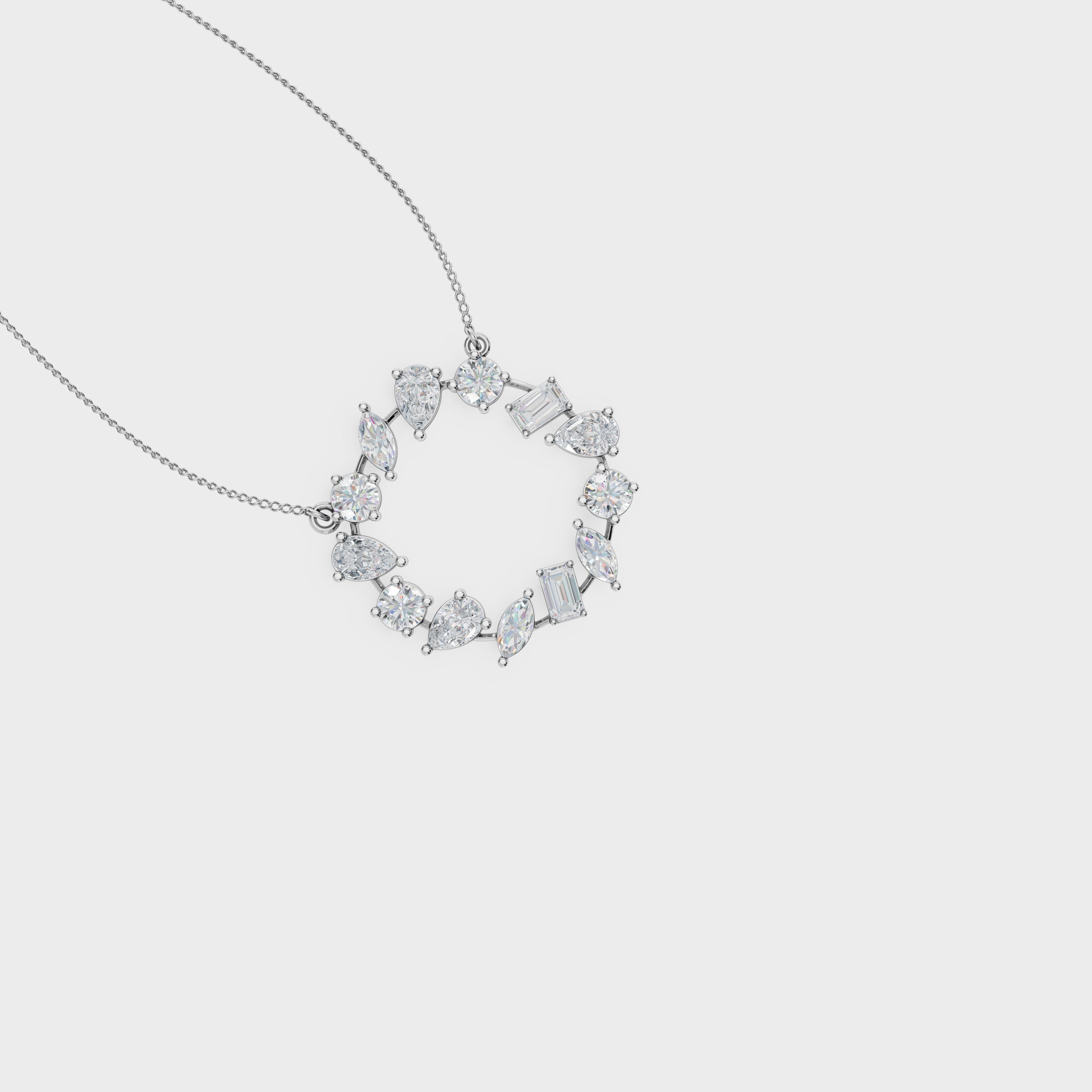 Celestial Orbit Diamond Pendant