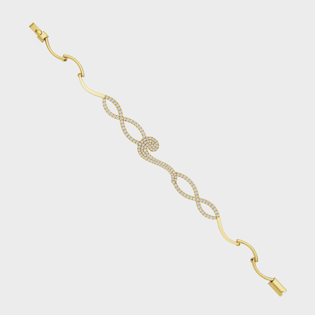Gleaming Harmony Diamond Bracelet