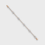 Elegant Round Cut Cubic Zirconia Tennis Bracelet