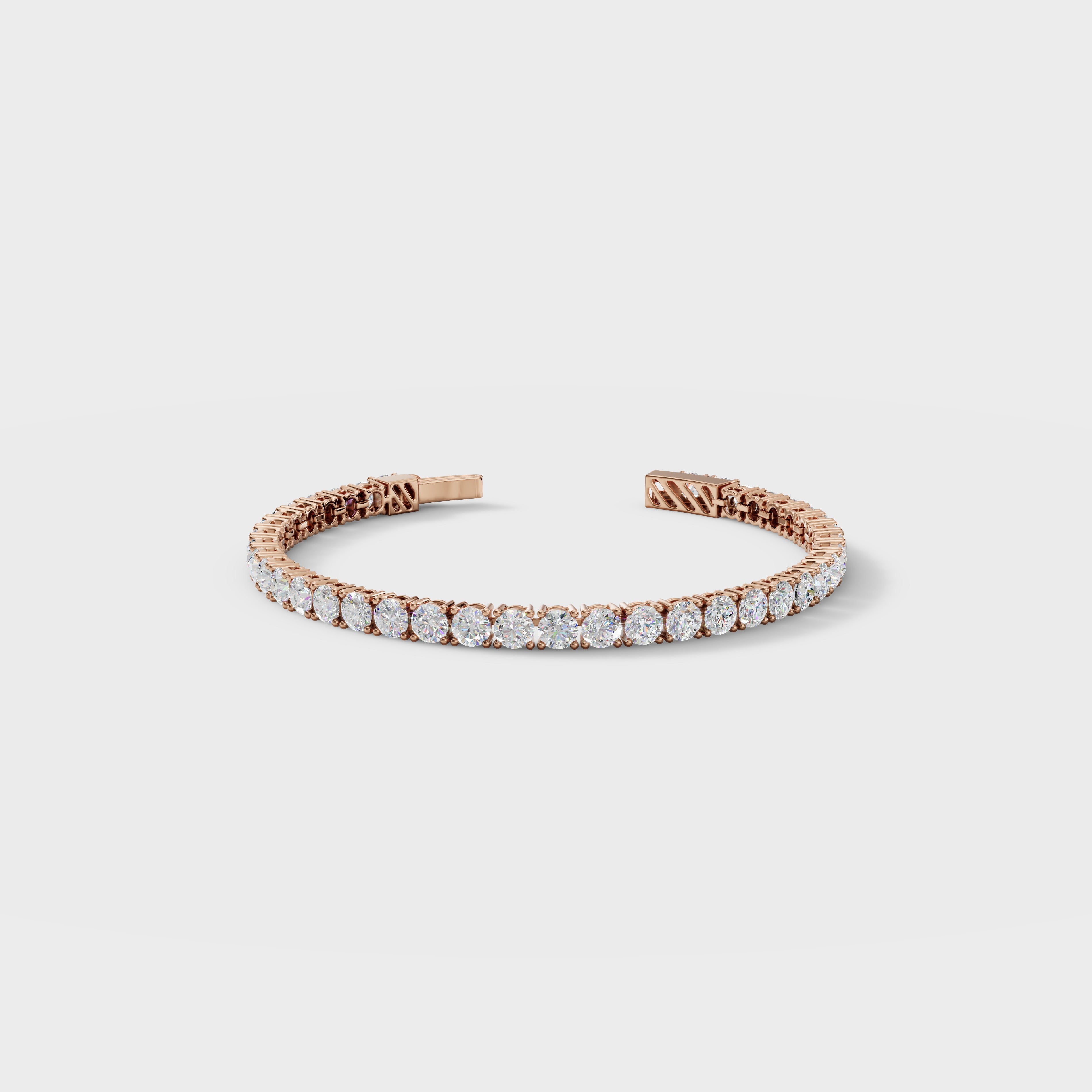 0.21 Ct Elegant Diamond Tennis Bracelet