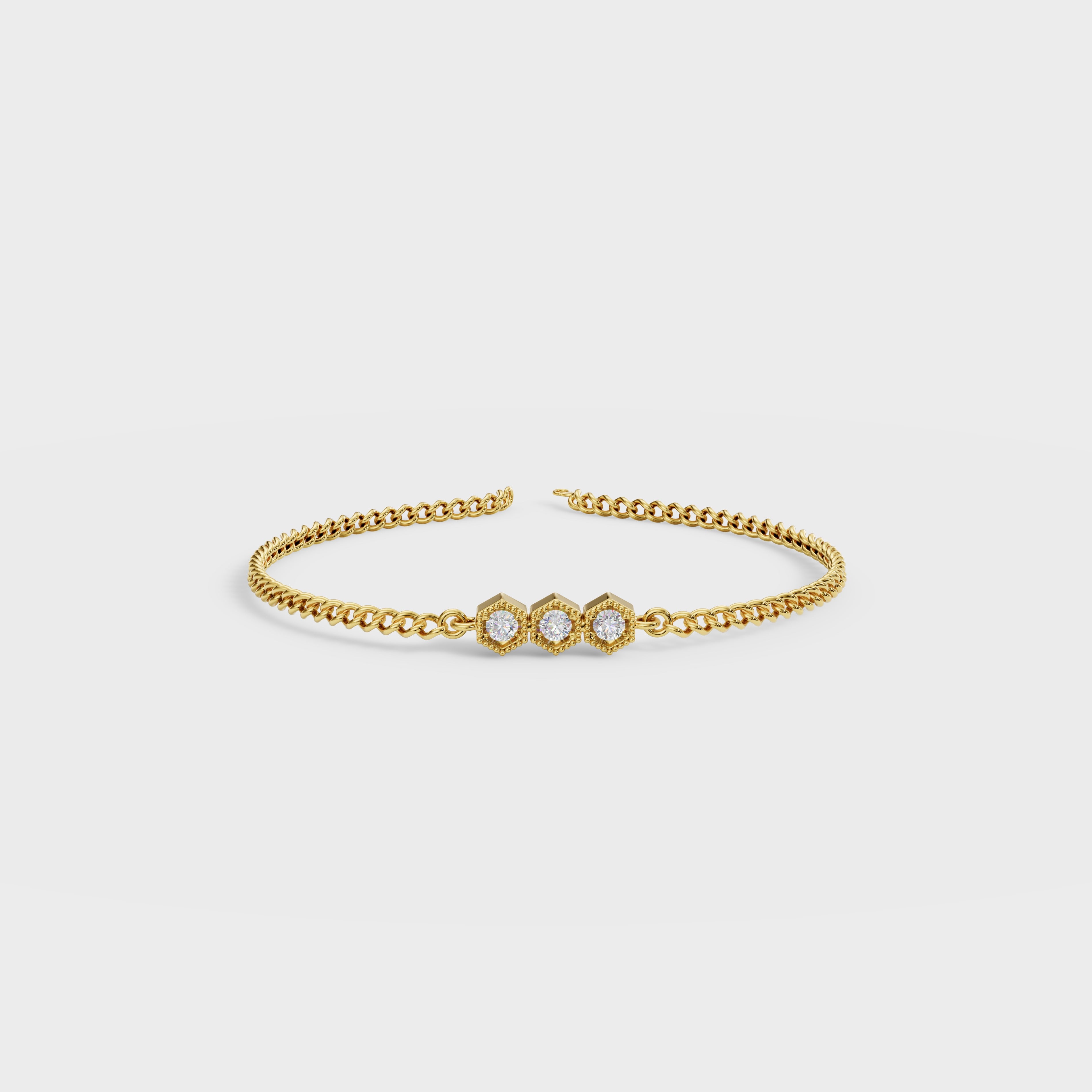 Dainty Diamond Bracelet