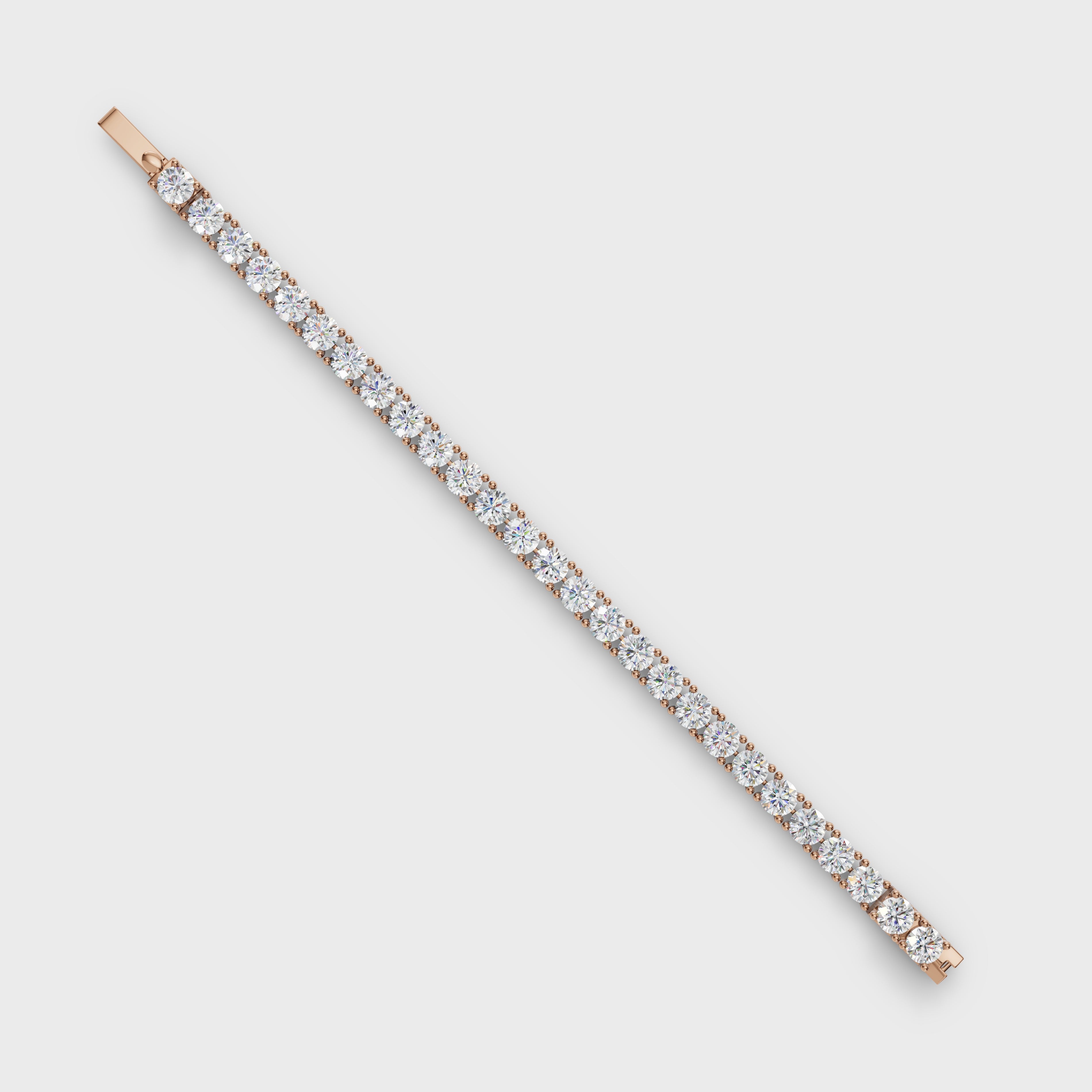 0.47 Ct Elegant Diamond Tennis Bracelet