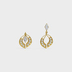 Marquise Cut 2 in 1 Stud And Drops