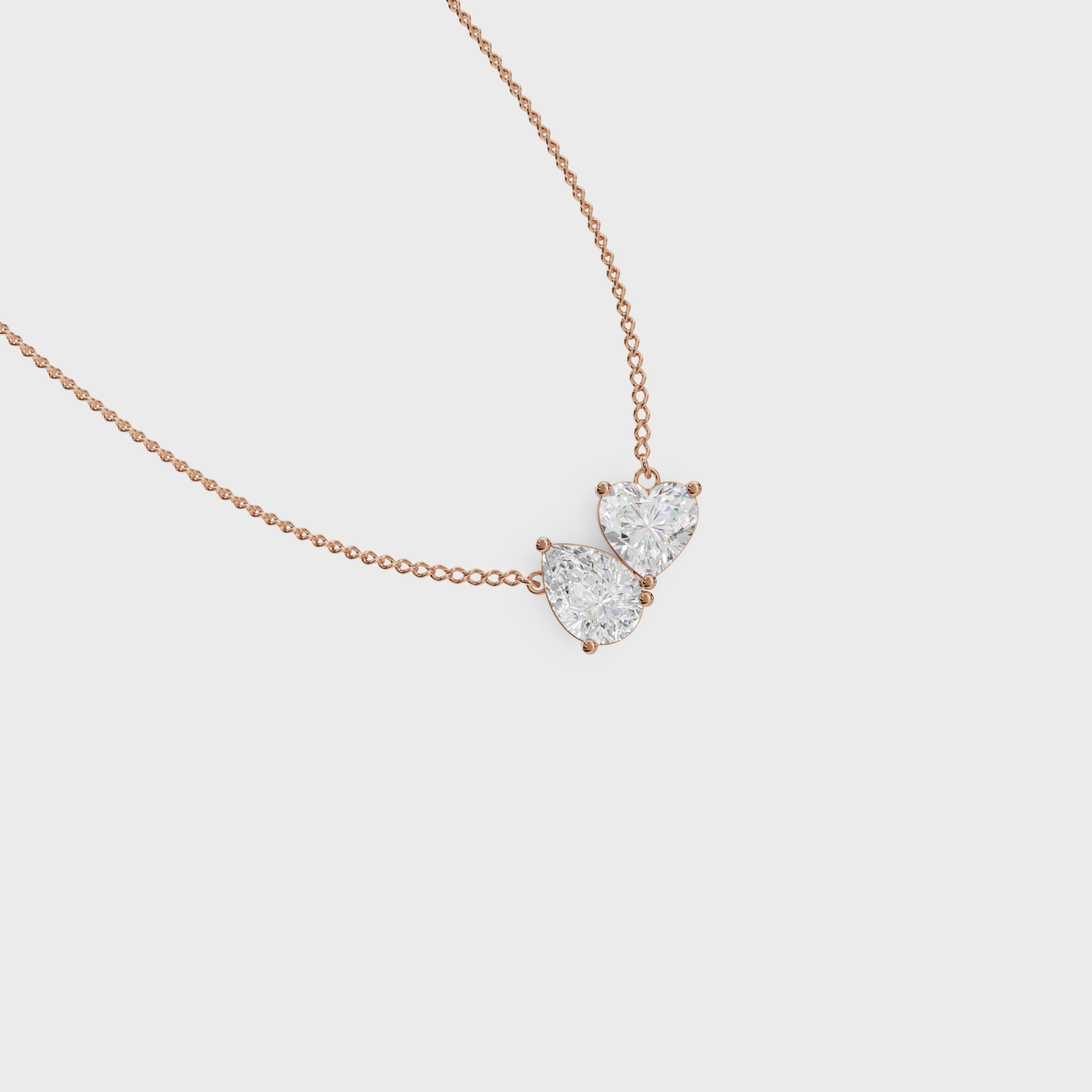 Soulmate Heart And Pear Pendant