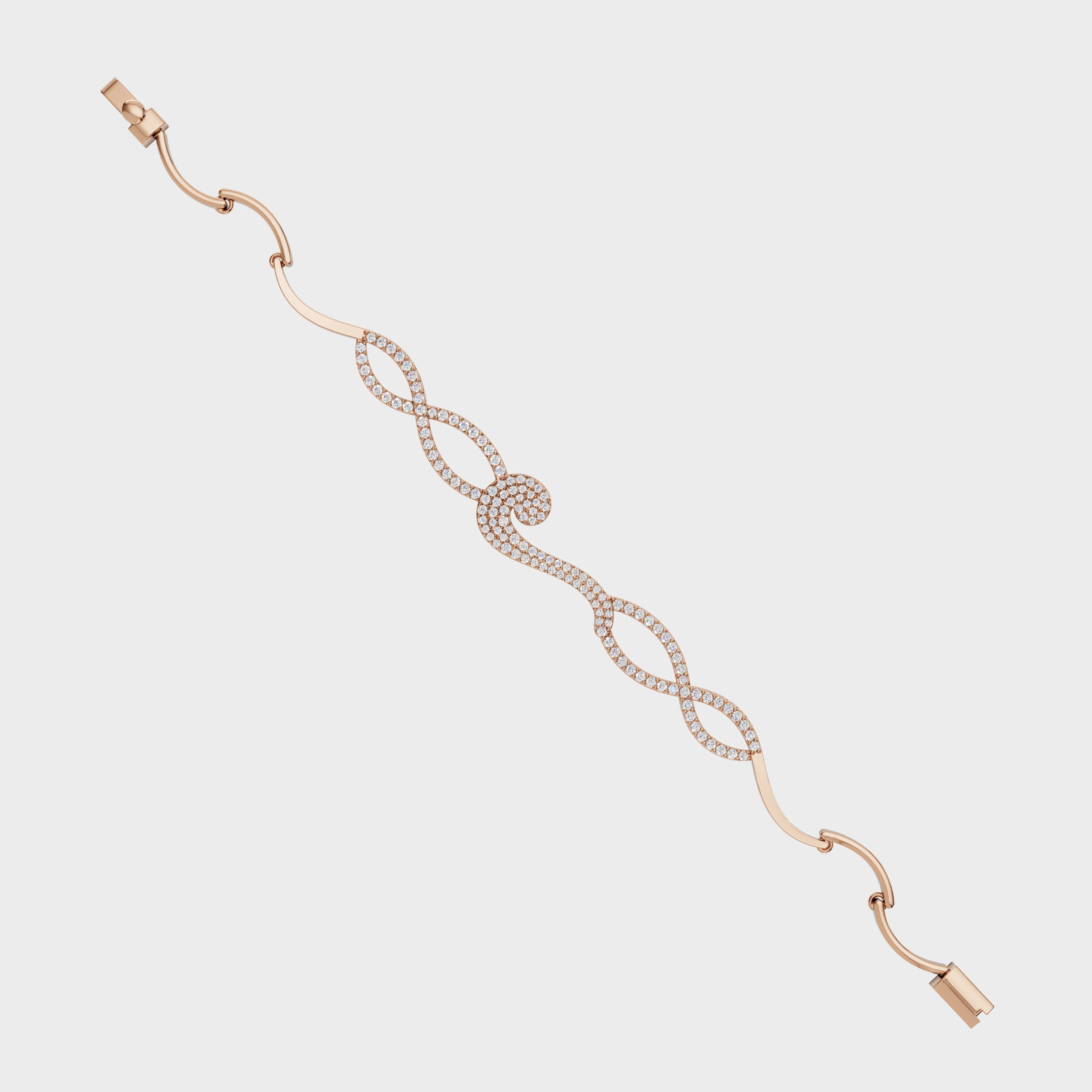 Gleaming Harmony Diamond Bracelet