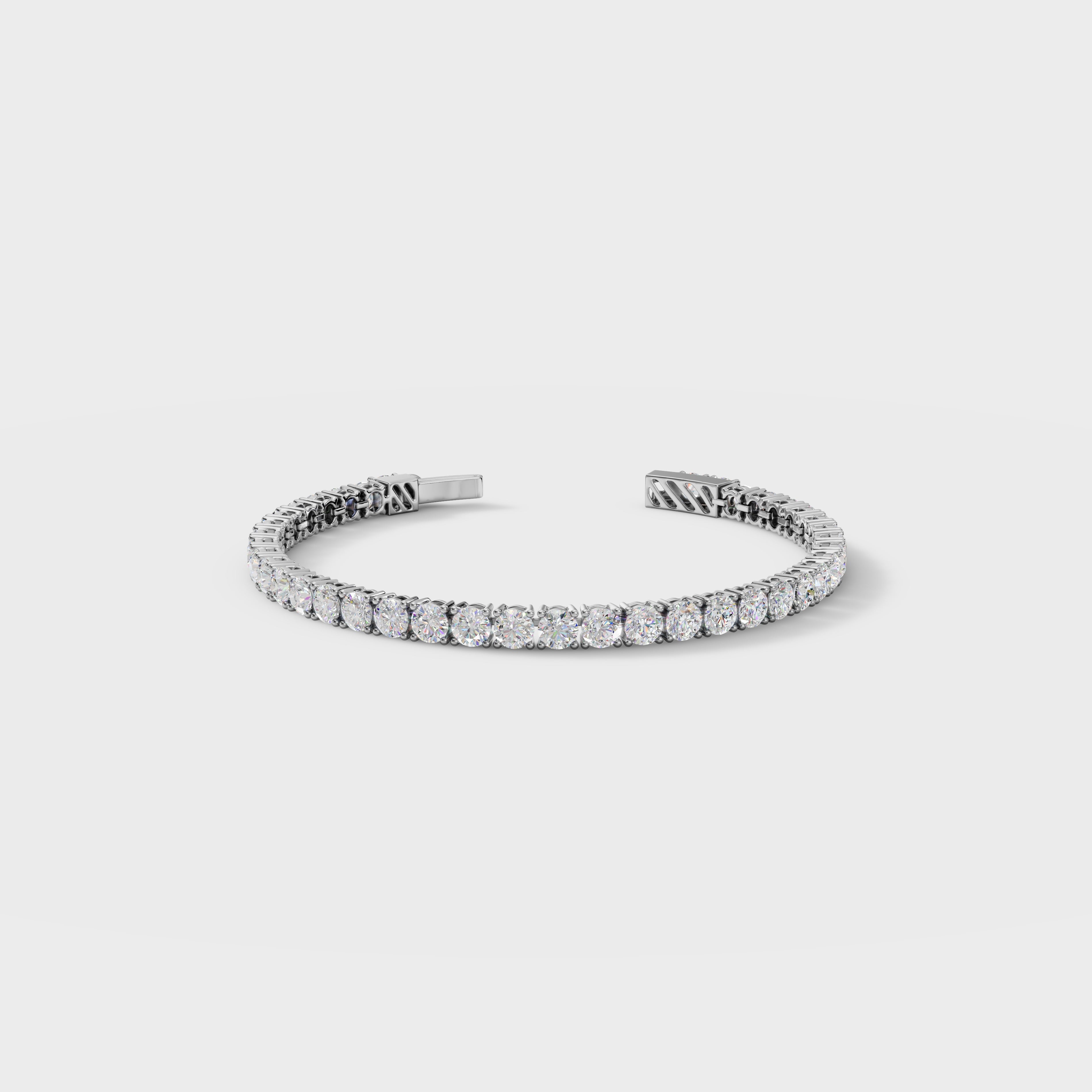 0.41 Ct Elegant Diamond Tennis Bracelet