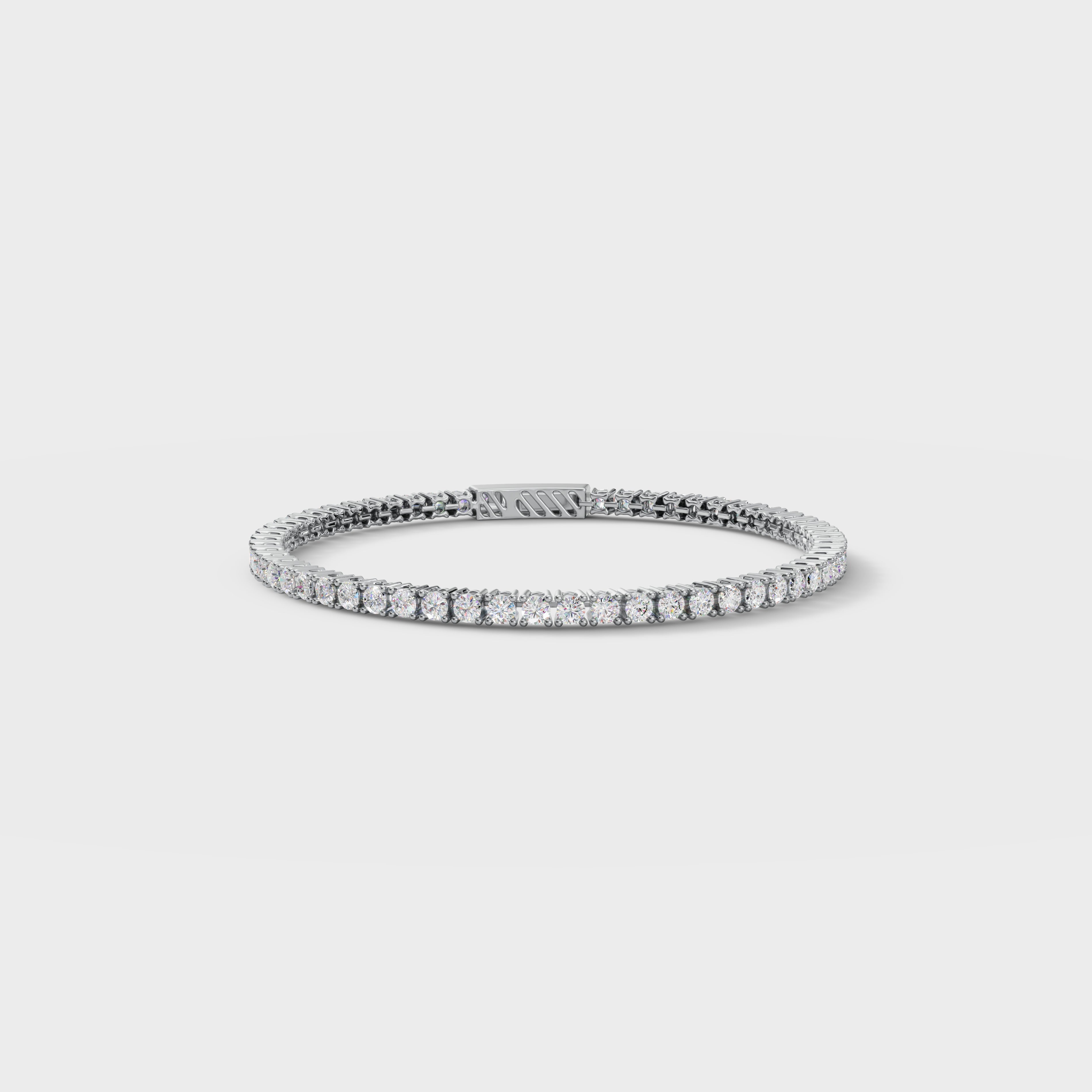 0.22 Ct Elegant Diamond Tennis Bracelet
