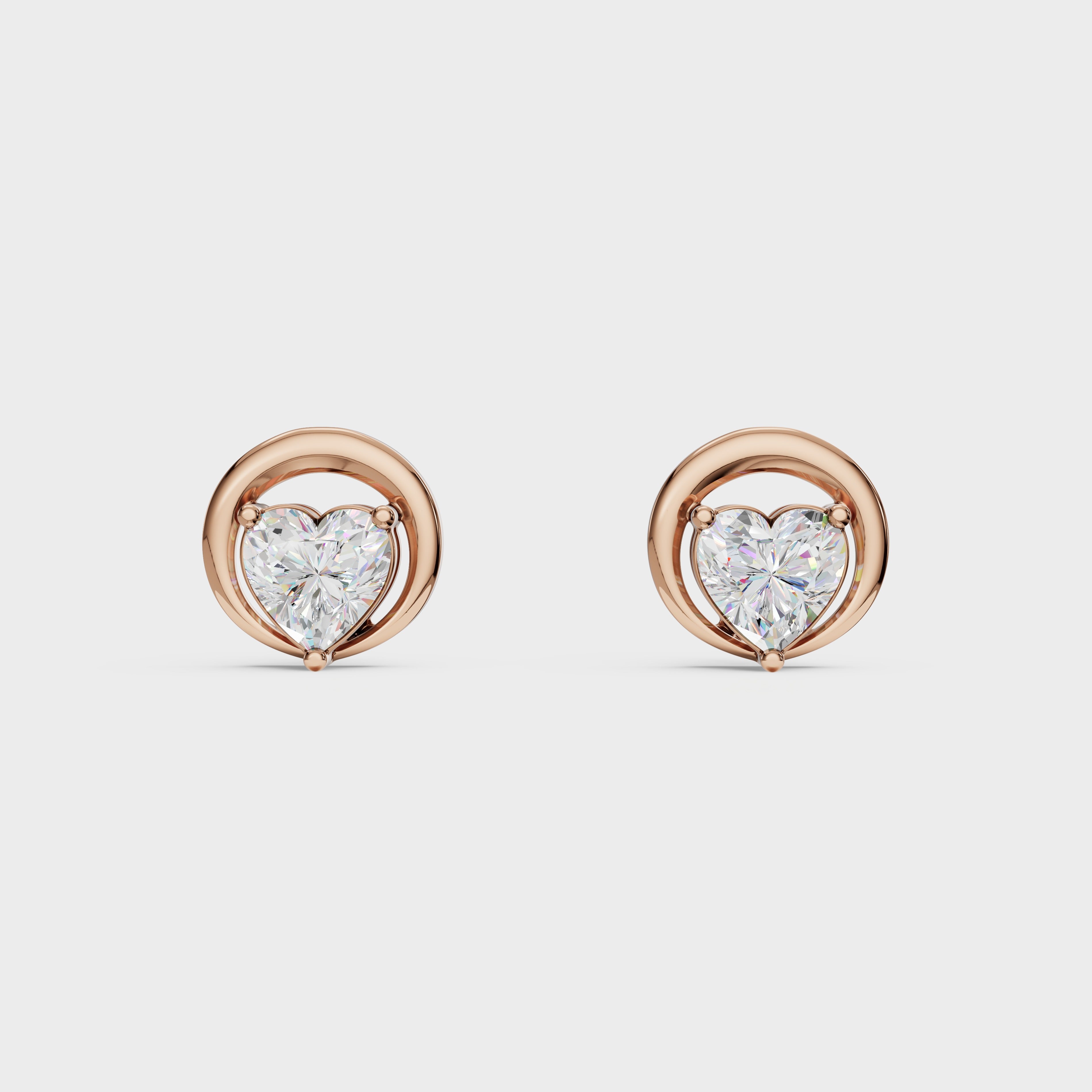 Heart stud
