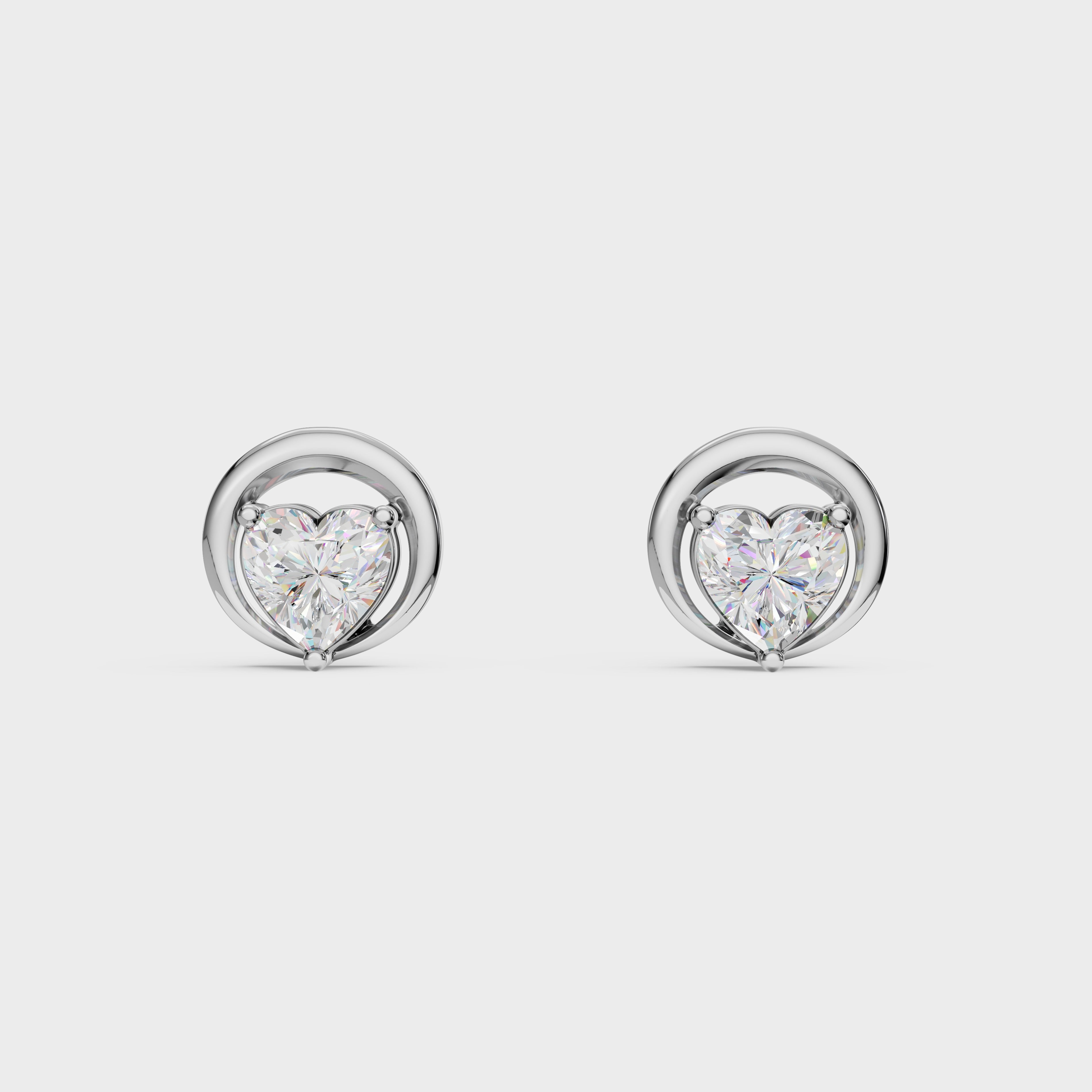 Heart stud