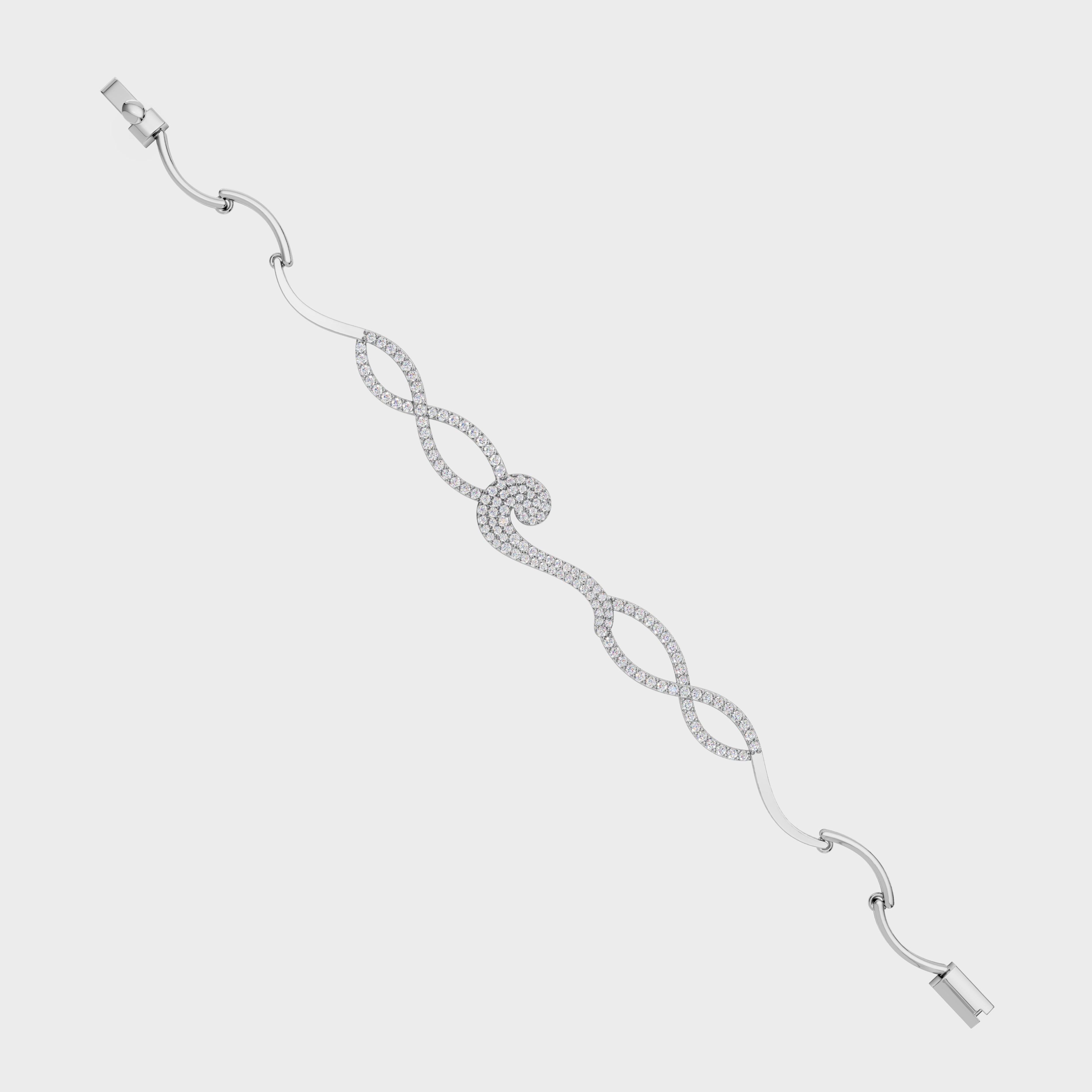Gleaming Harmony Diamond Bracelet