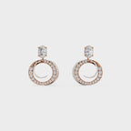 2 in One Oval cut stud & Earrings
