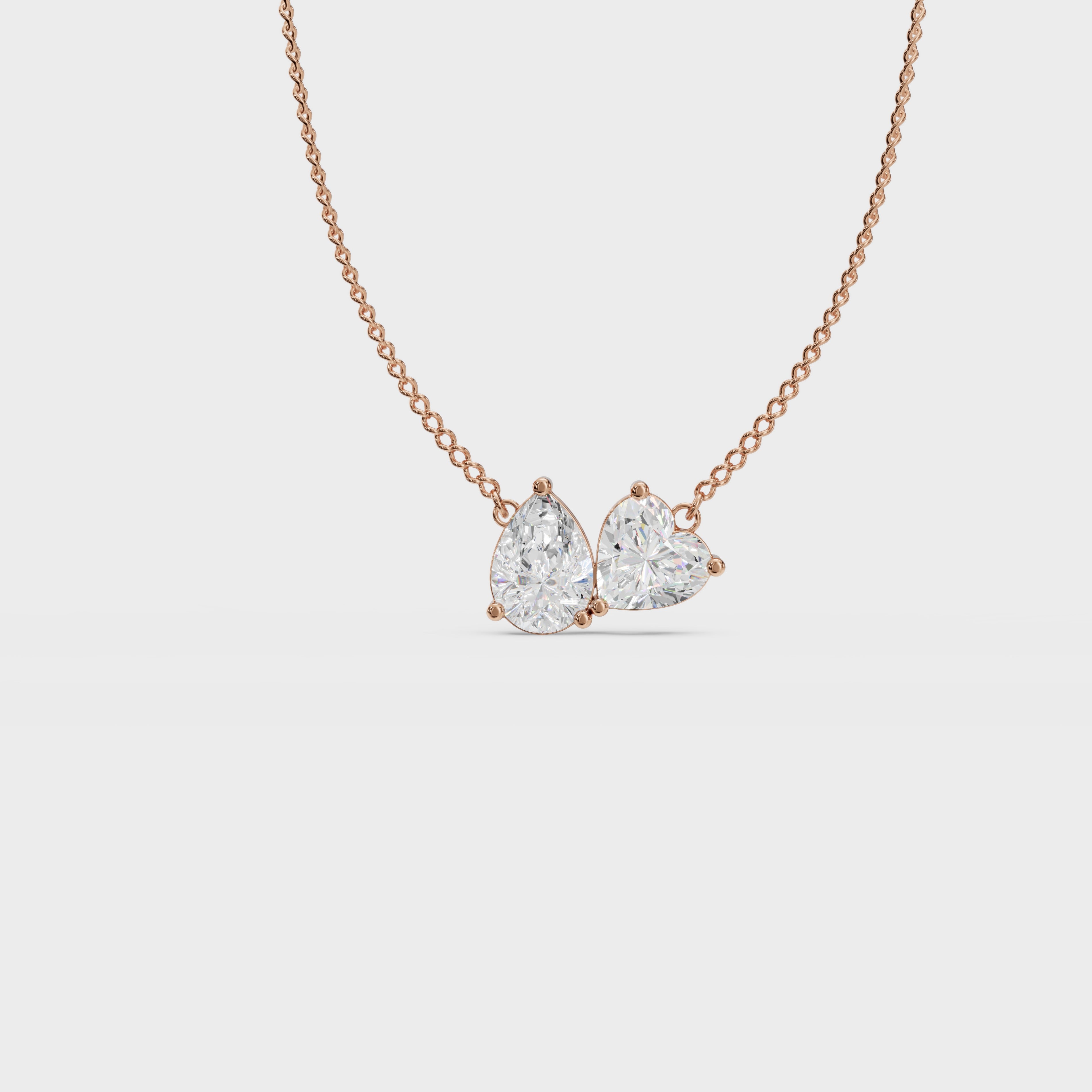 Soulmate Heart And Pear Pendant
