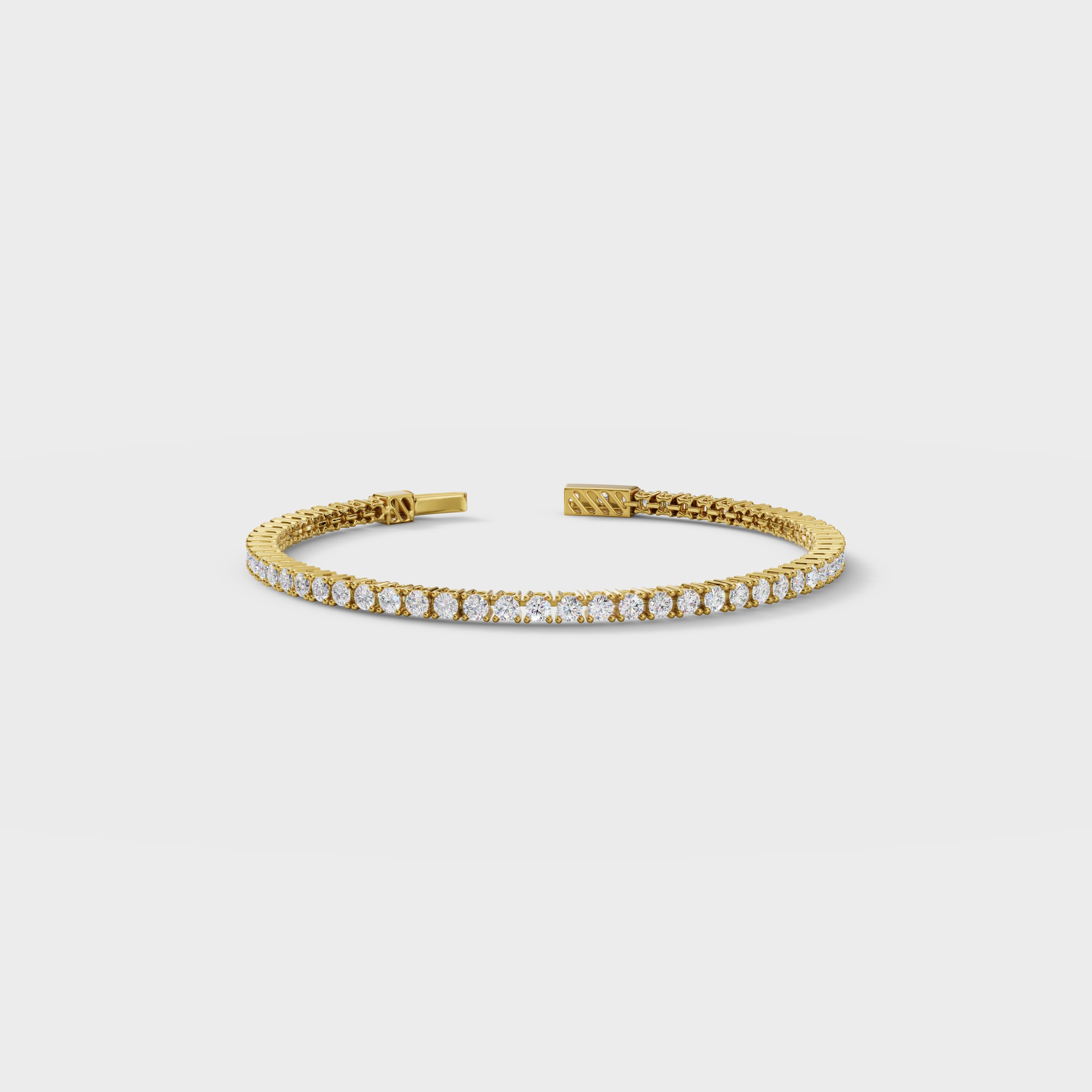 0.10 Ct Elegant Diamond Tennis Bracelet