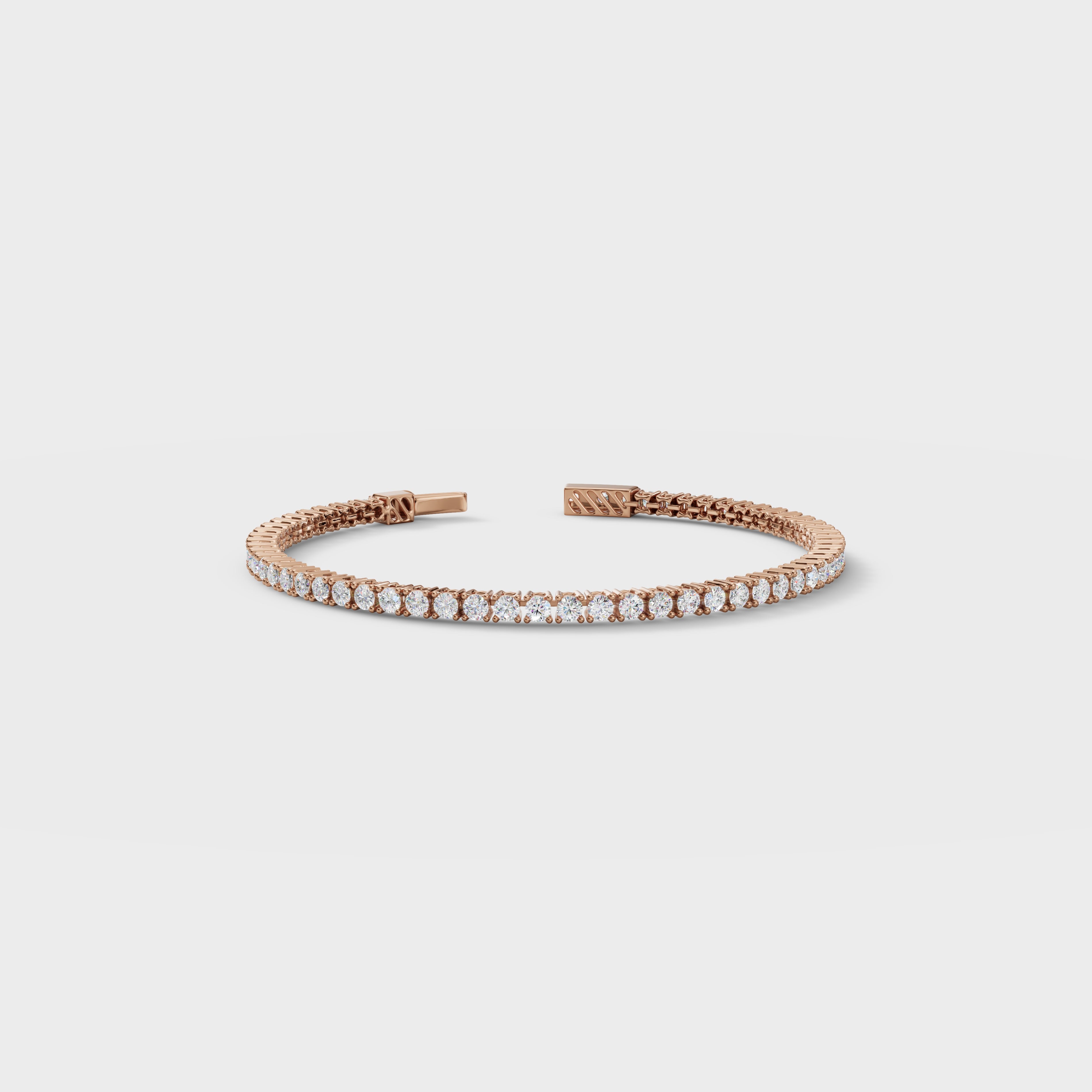 0.15 Ct Elegant Diamond Tennis Bracelet
