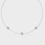 Bezel Round And Pear Charm
