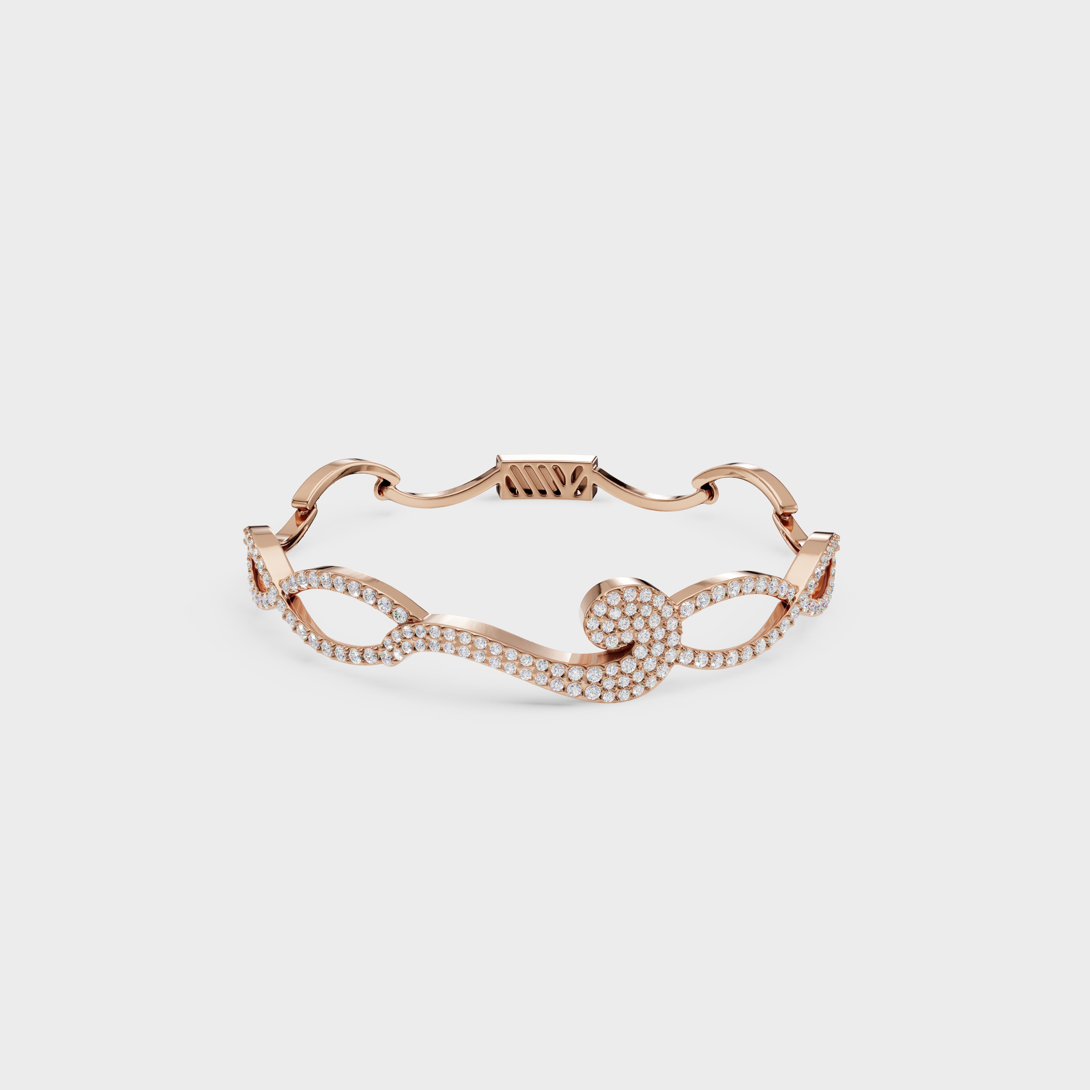 Gleaming Harmony Diamond Bracelet
