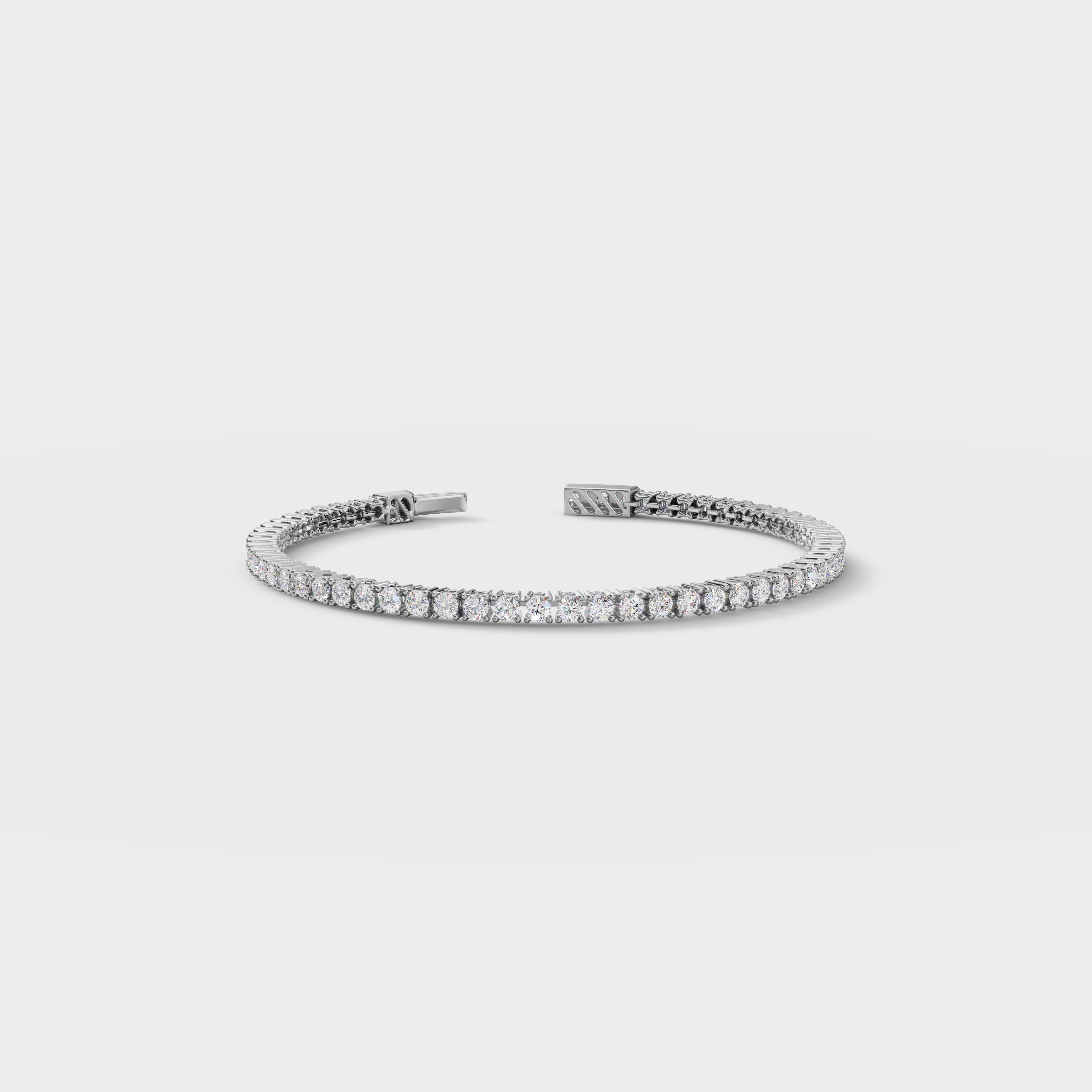 0.22 Ct Elegant Diamond Tennis Bracelet
