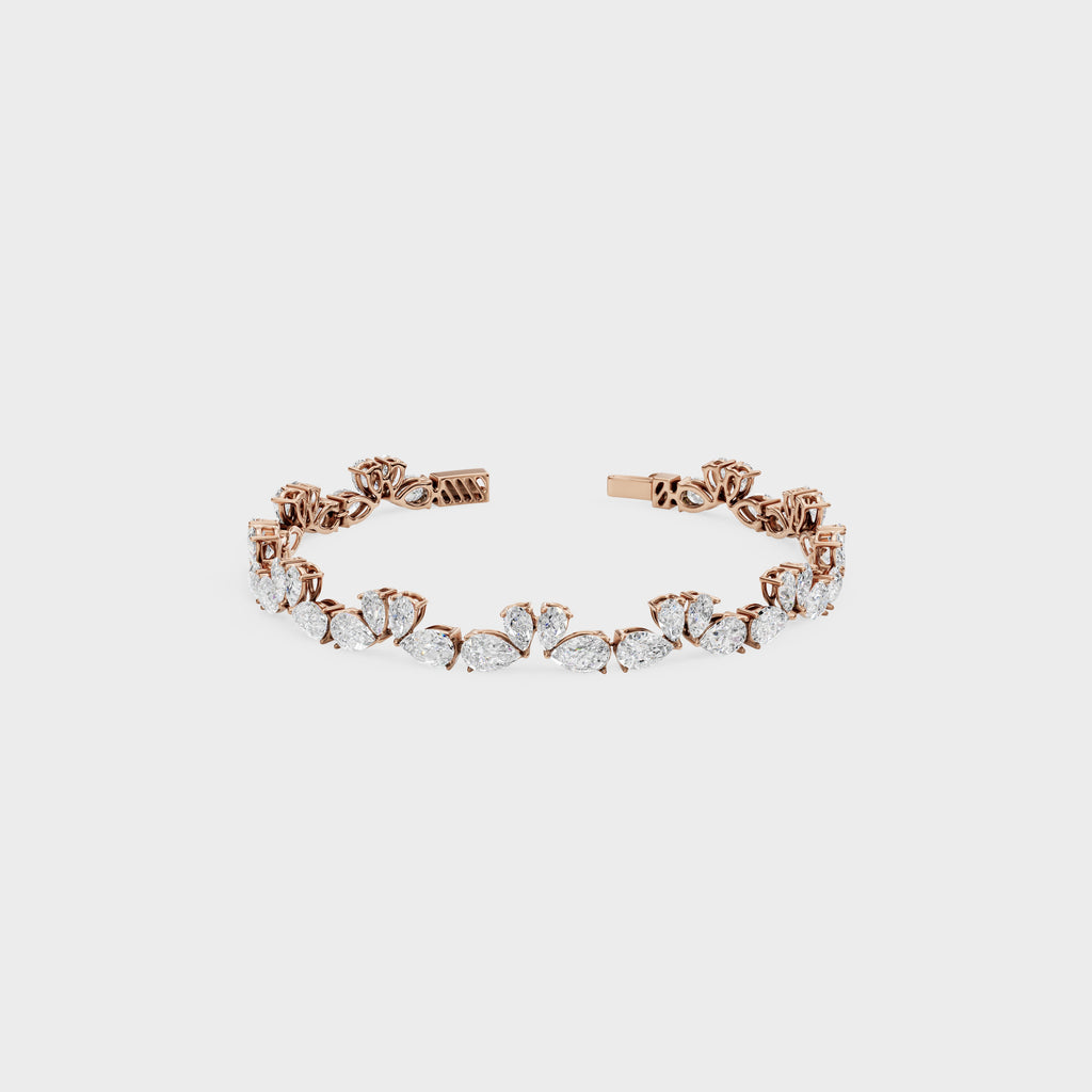 Luminious Love Of Swan Diamond Bracelet