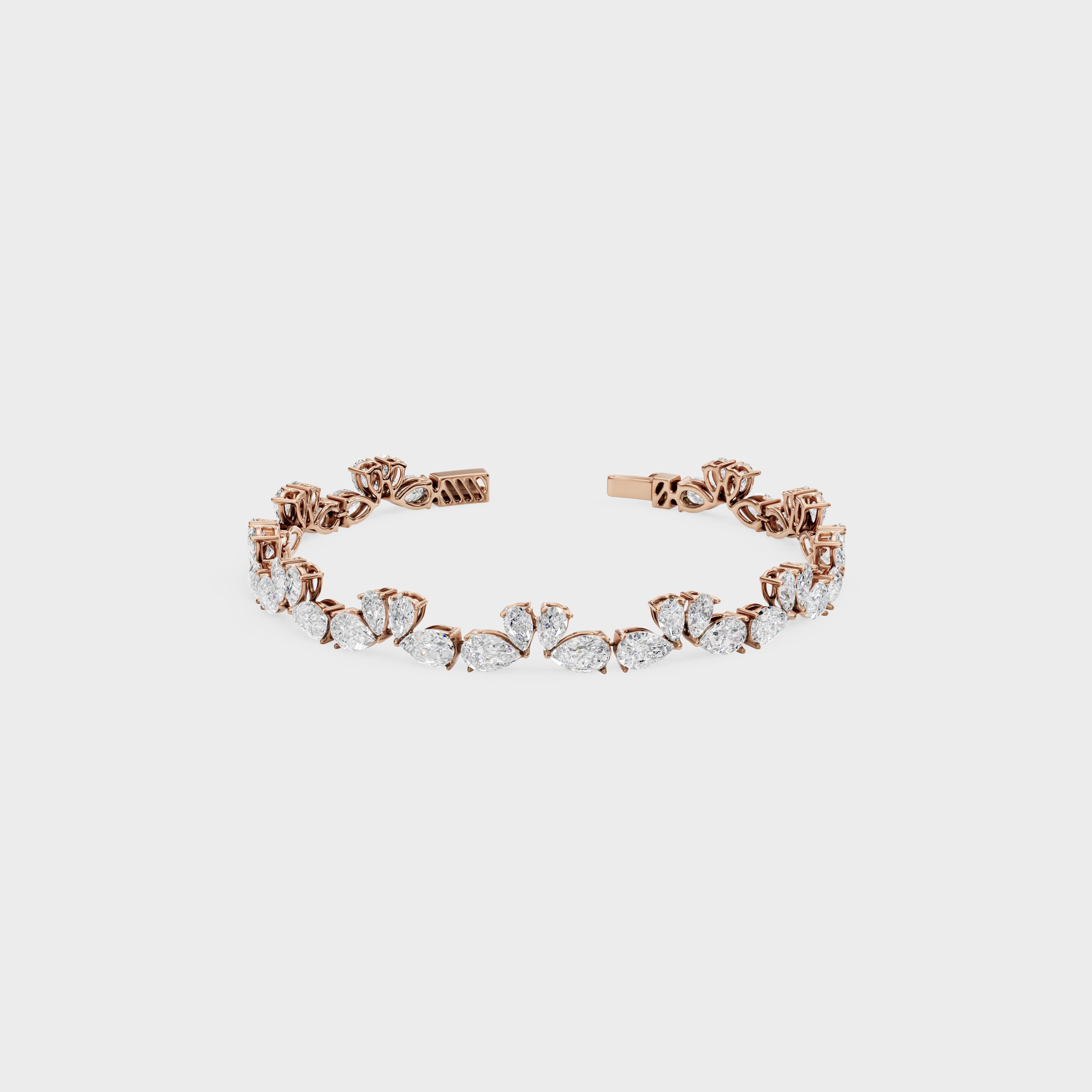 Luminious Love Of Swan Diamond Bracelet