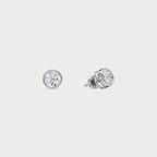 Bezal Round Stud Earrings