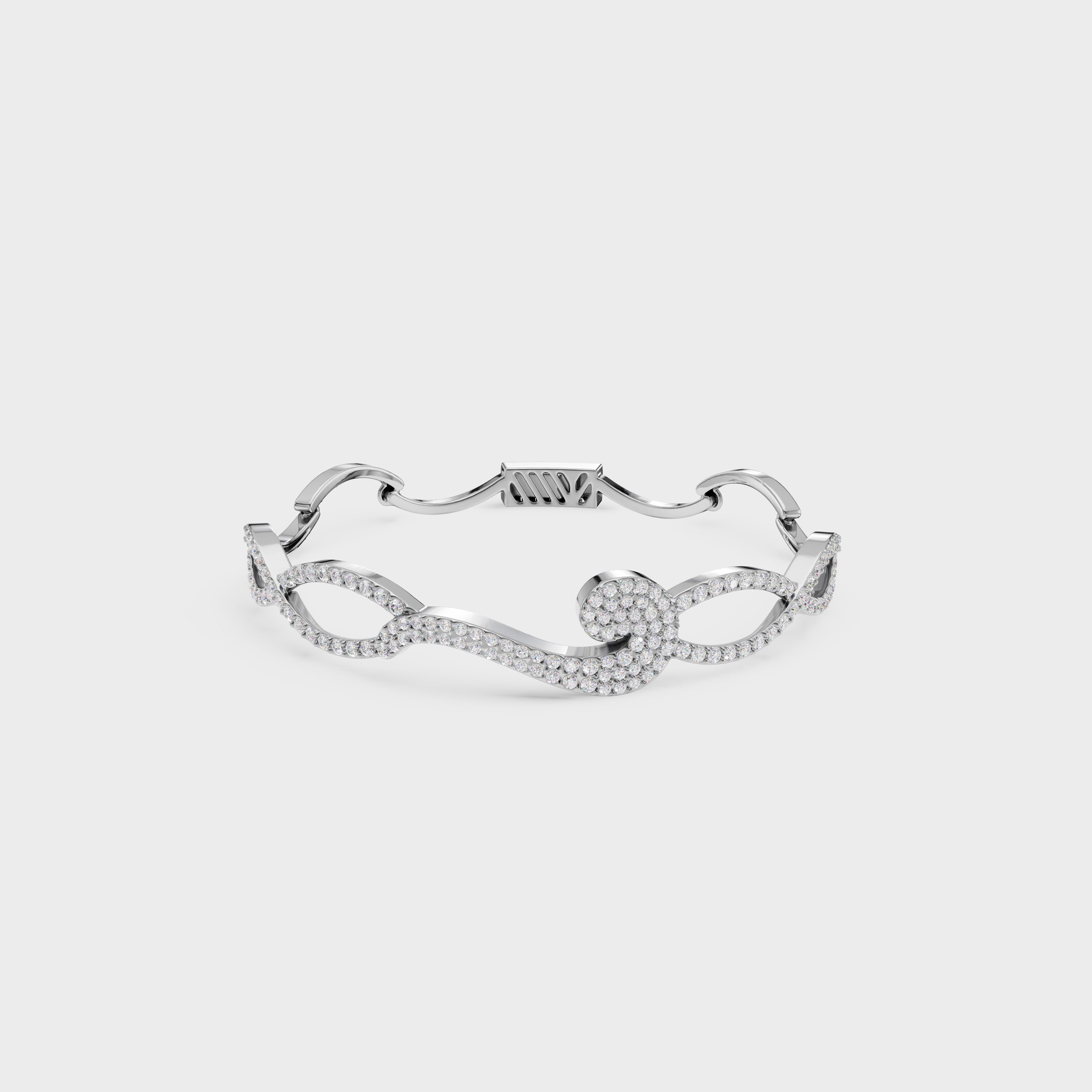 Gleaming Harmony Diamond Bracelet