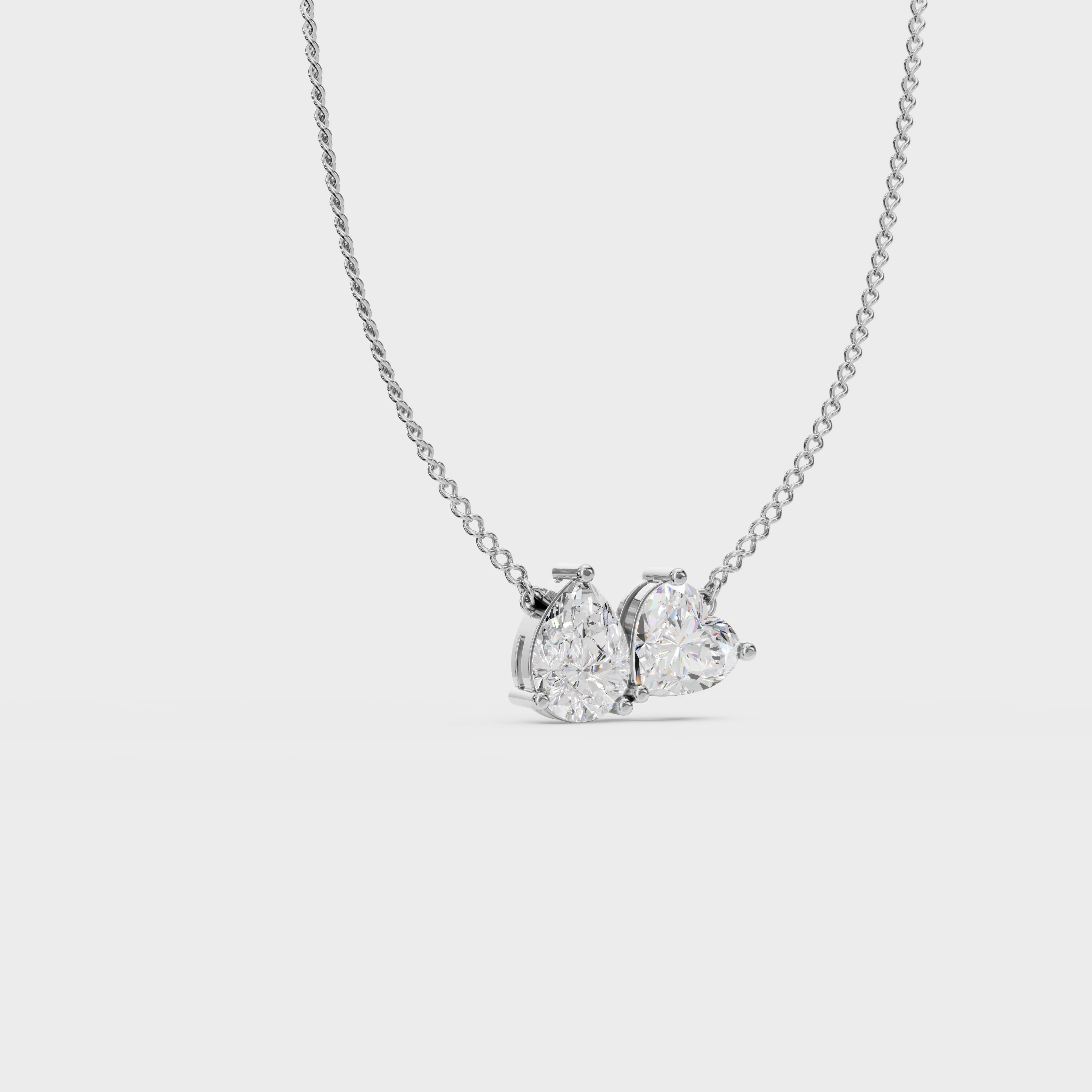Soulmate Heart And Pear Pendant