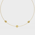Bezel Round And Pear Charm