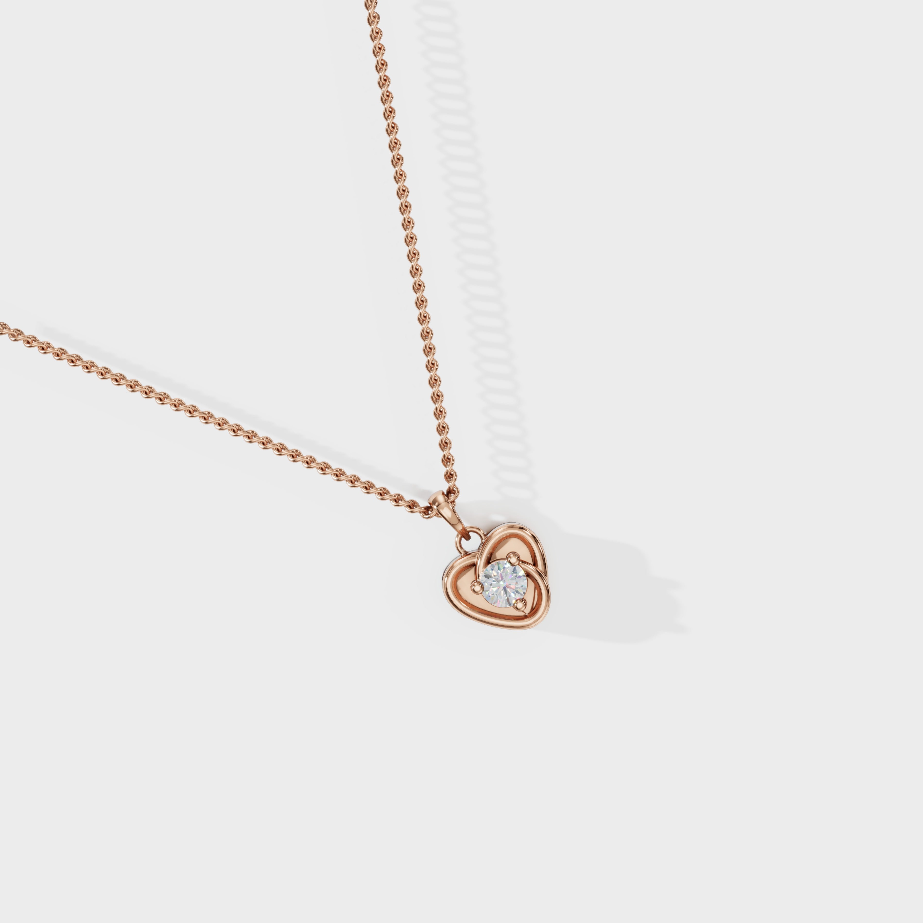 Heartglow Diamond Pendant