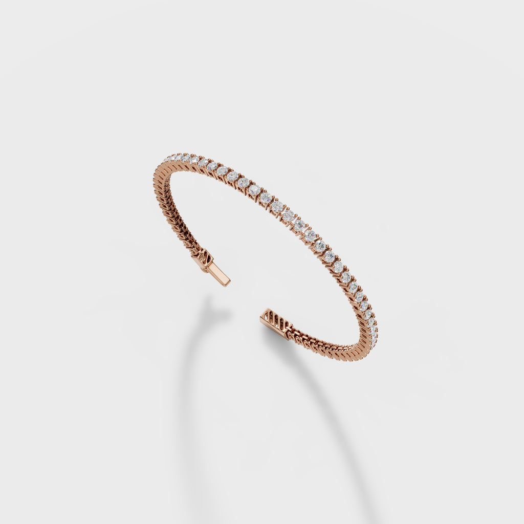 0.15 Ct Elegant Diamond Tennis Bracelet