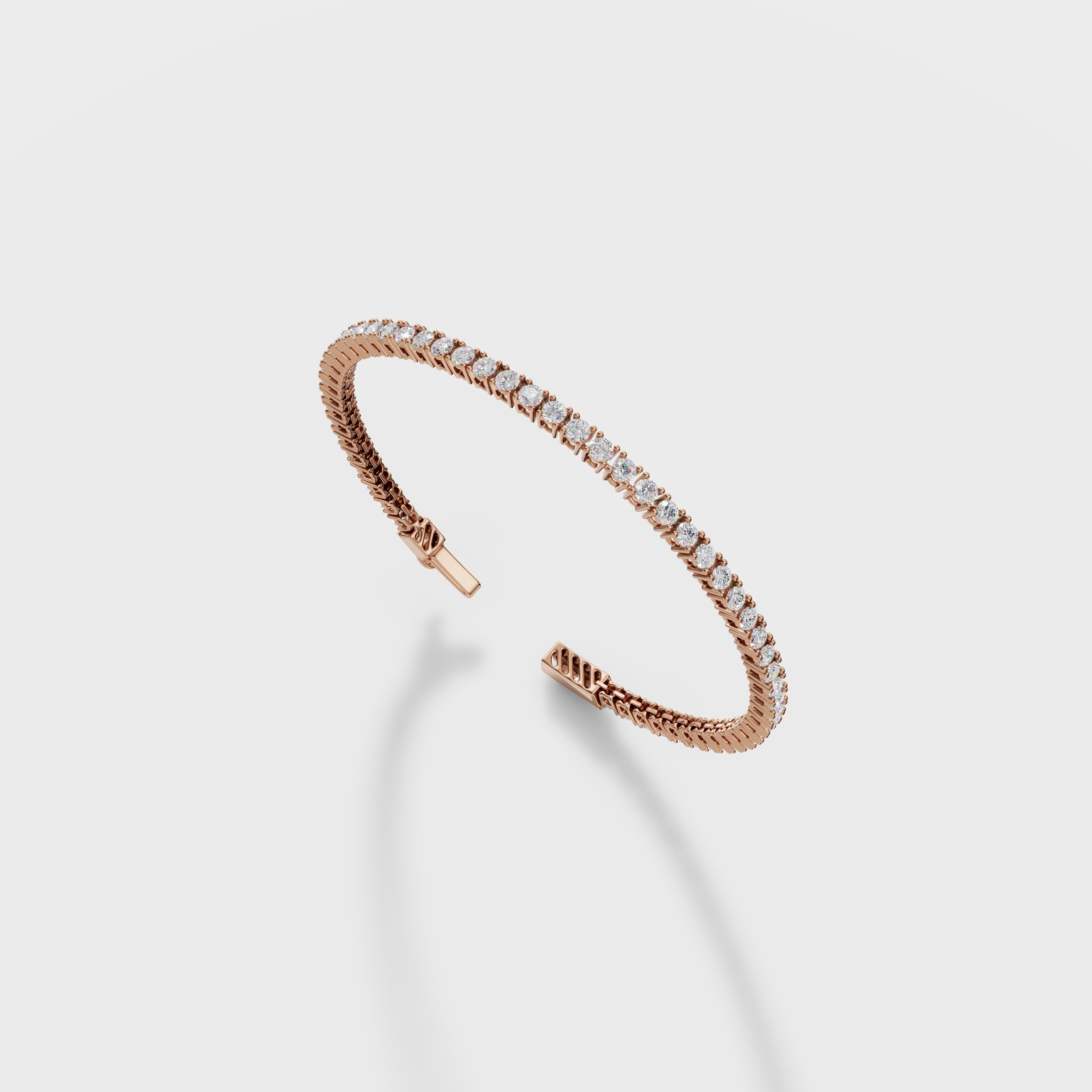 0.15 Ct Elegant Diamond Tennis Bracelet