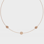 Bezel Round And Pear Charm