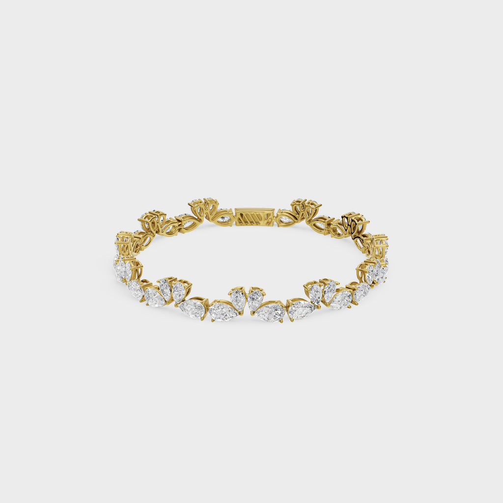 Luminious Love Of Swan Diamond Bracelet