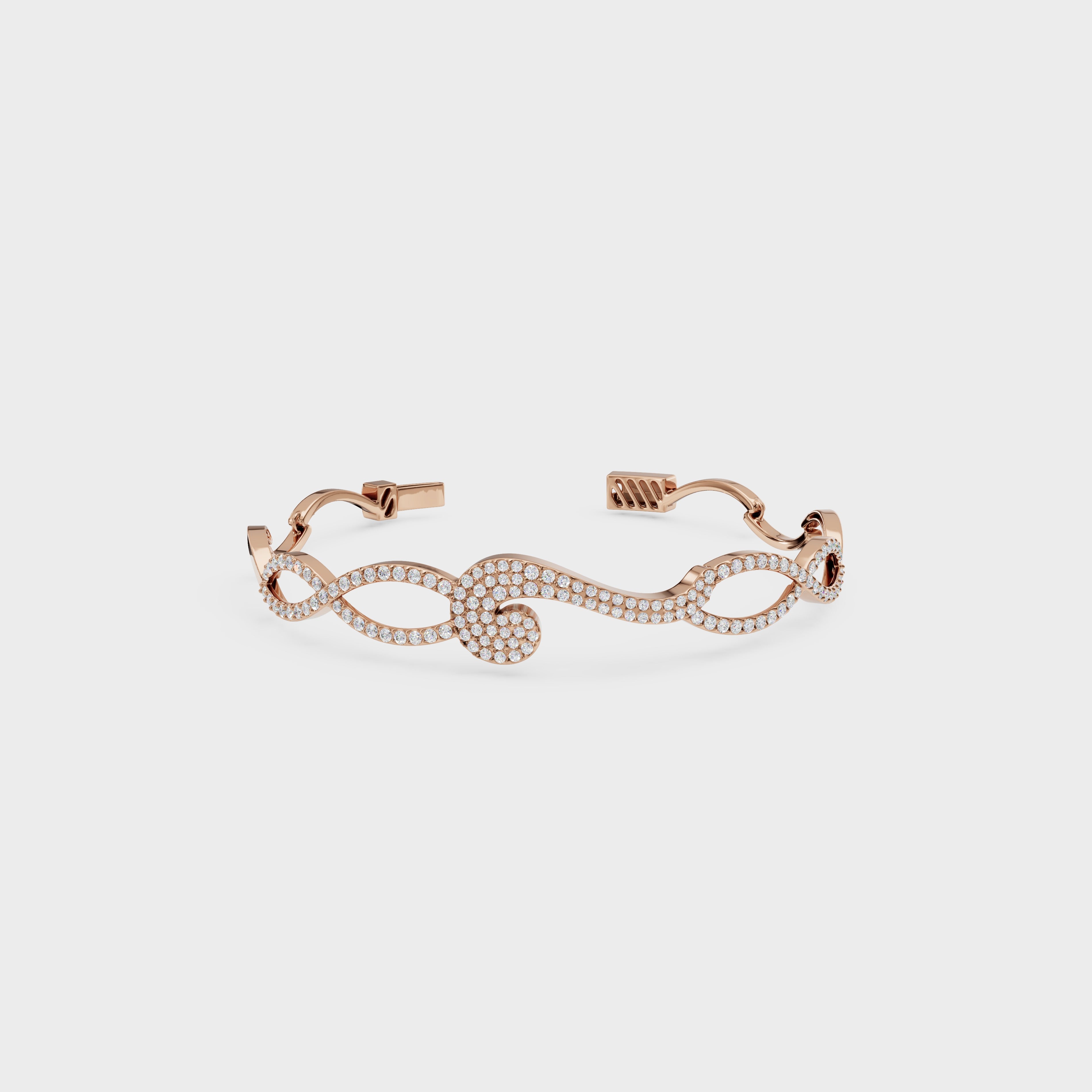 Gleaming Harmony Diamond Bracelet