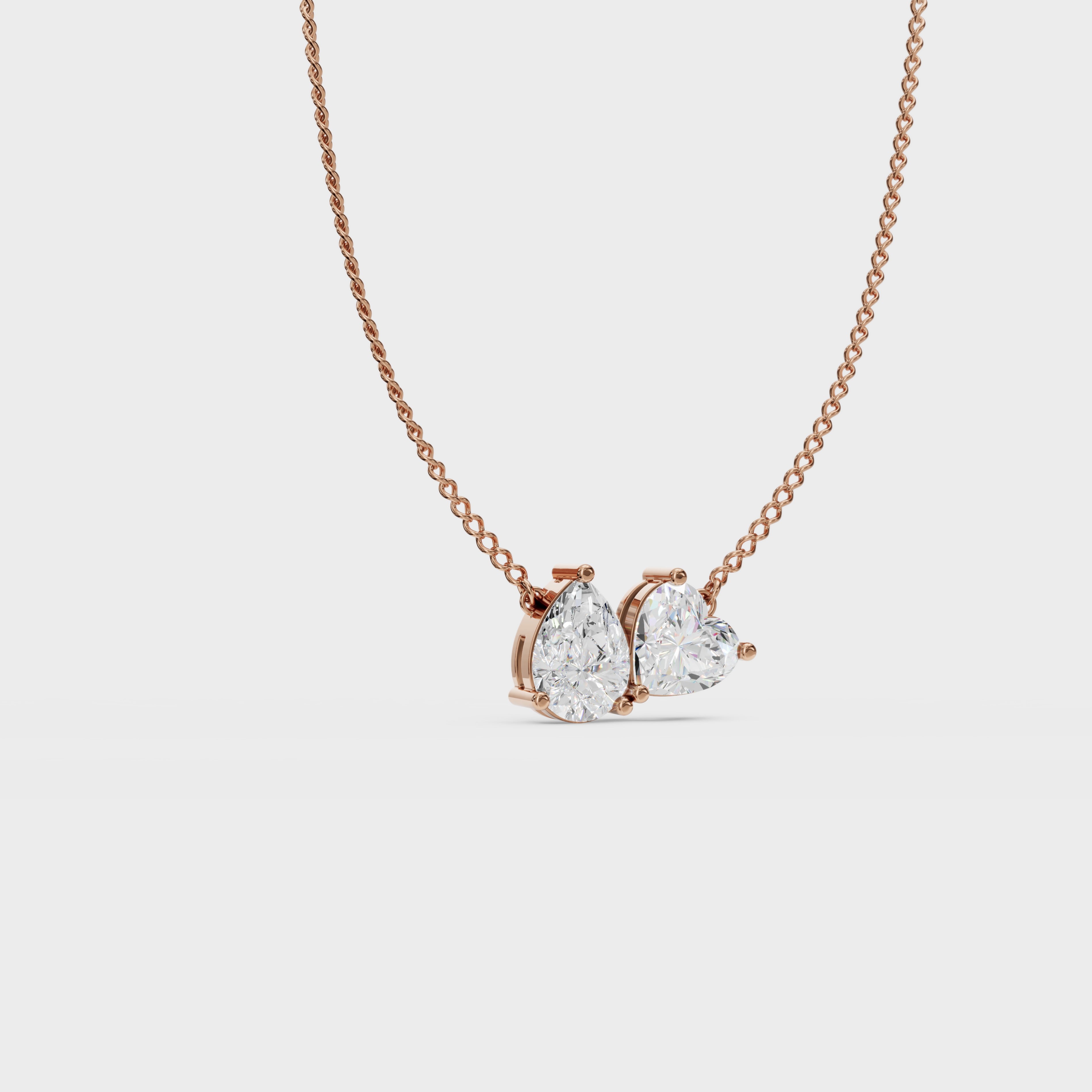 Soulmate Heart And Pear Pendant