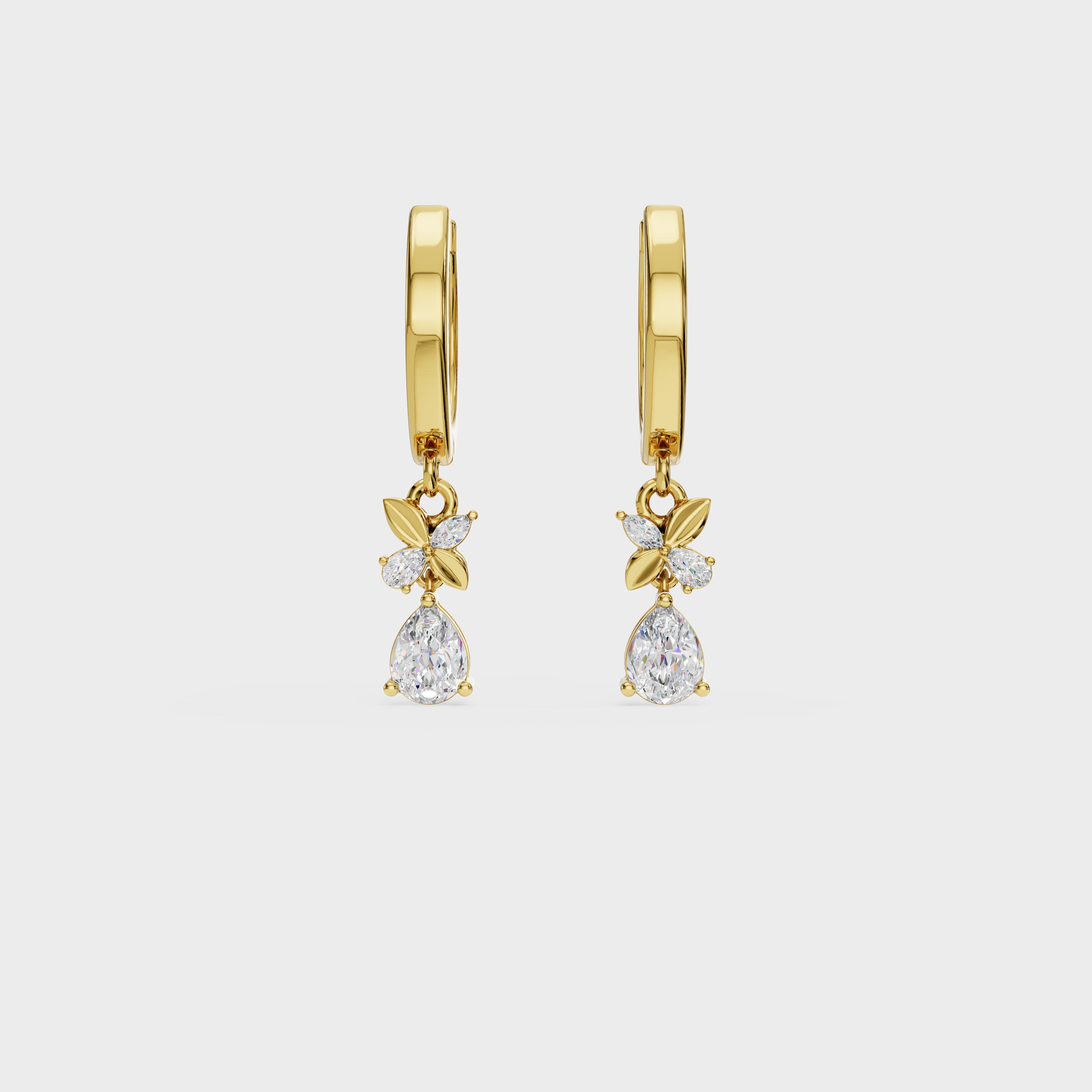 Butterfly Drop Earrings