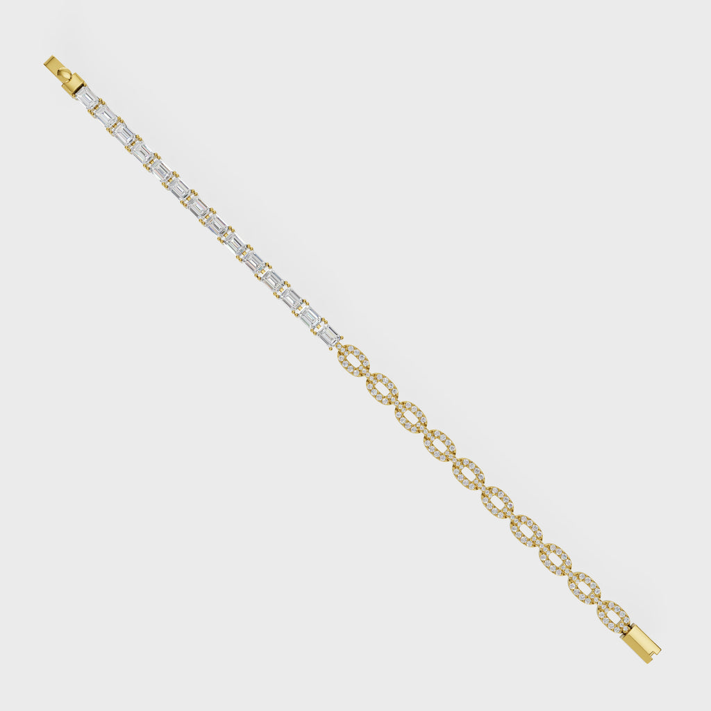 Emerald Shine Link Bracelet