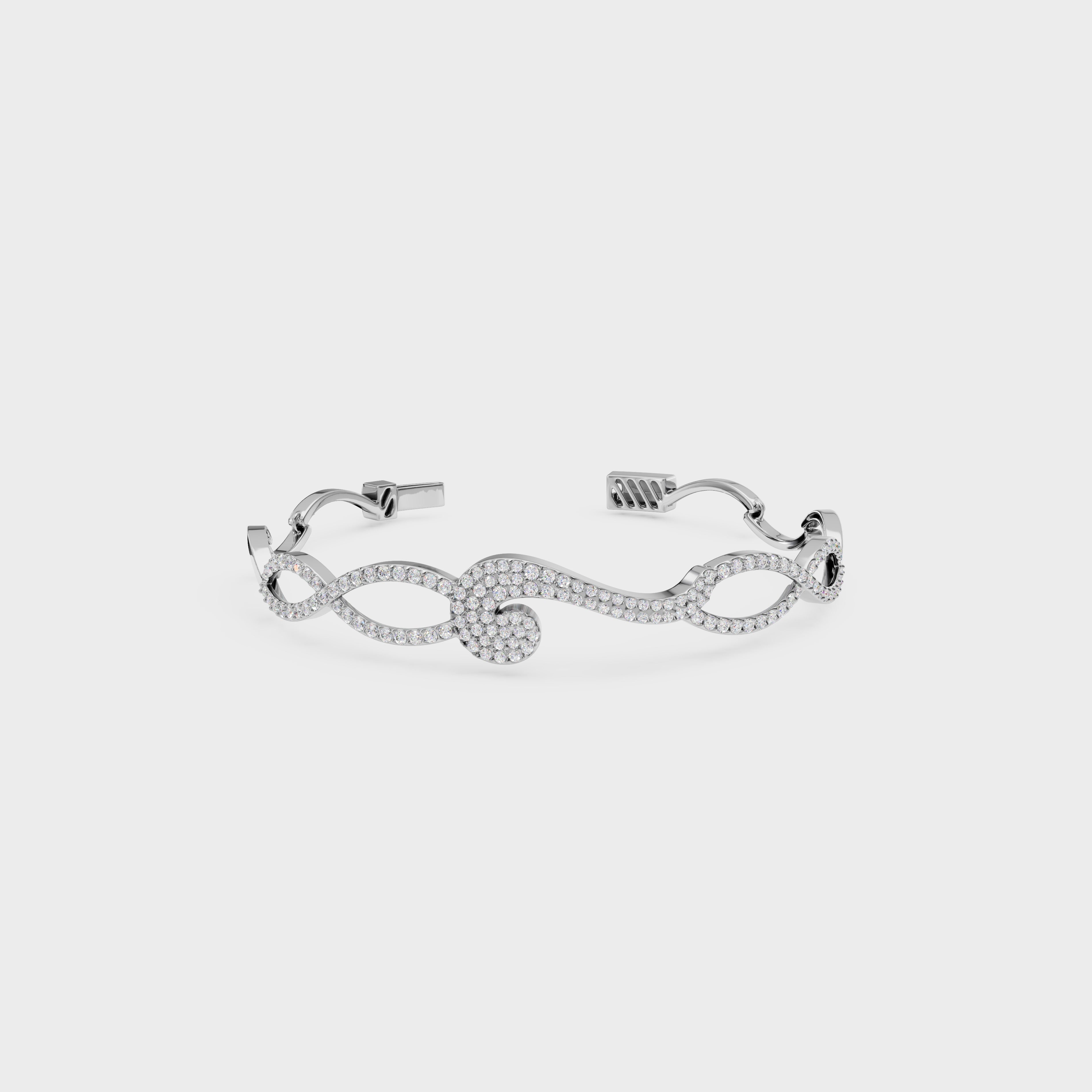 Gleaming Harmony Diamond Bracelet