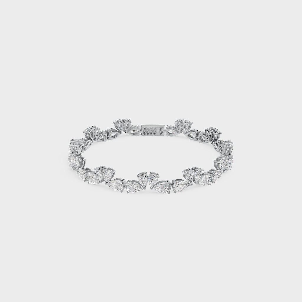 Luminious Love Of Swan Diamond Bracelet