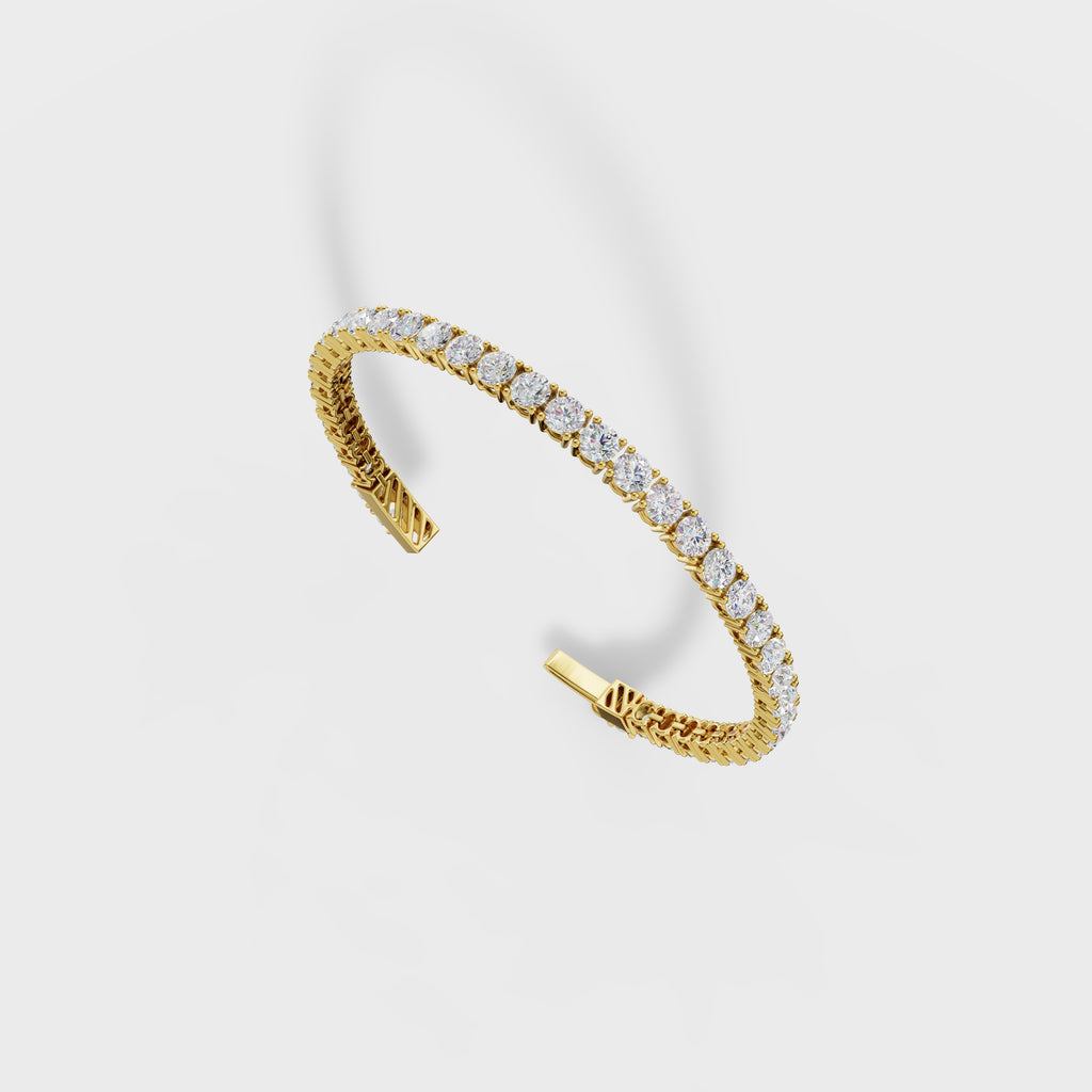 0.21 Ct Elegant Diamond Tennis Bracelet